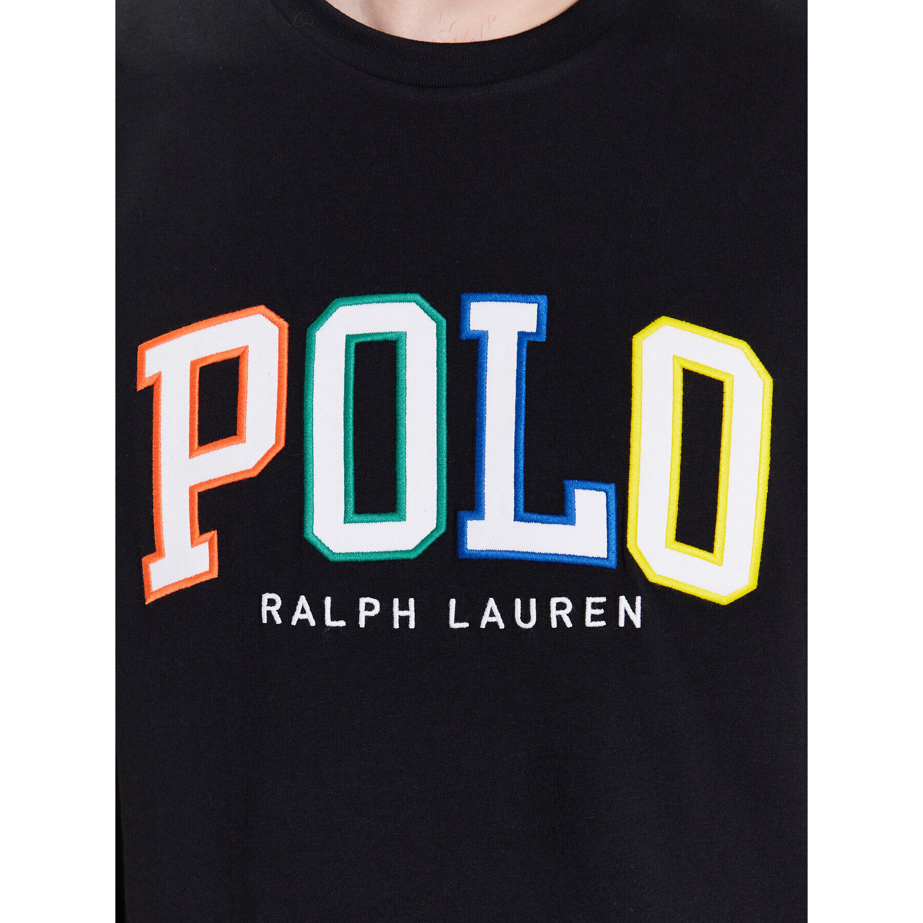 Polo Ralph Lauren Тишърт 710890804001 Черен Custom Fit - Pepit.bg