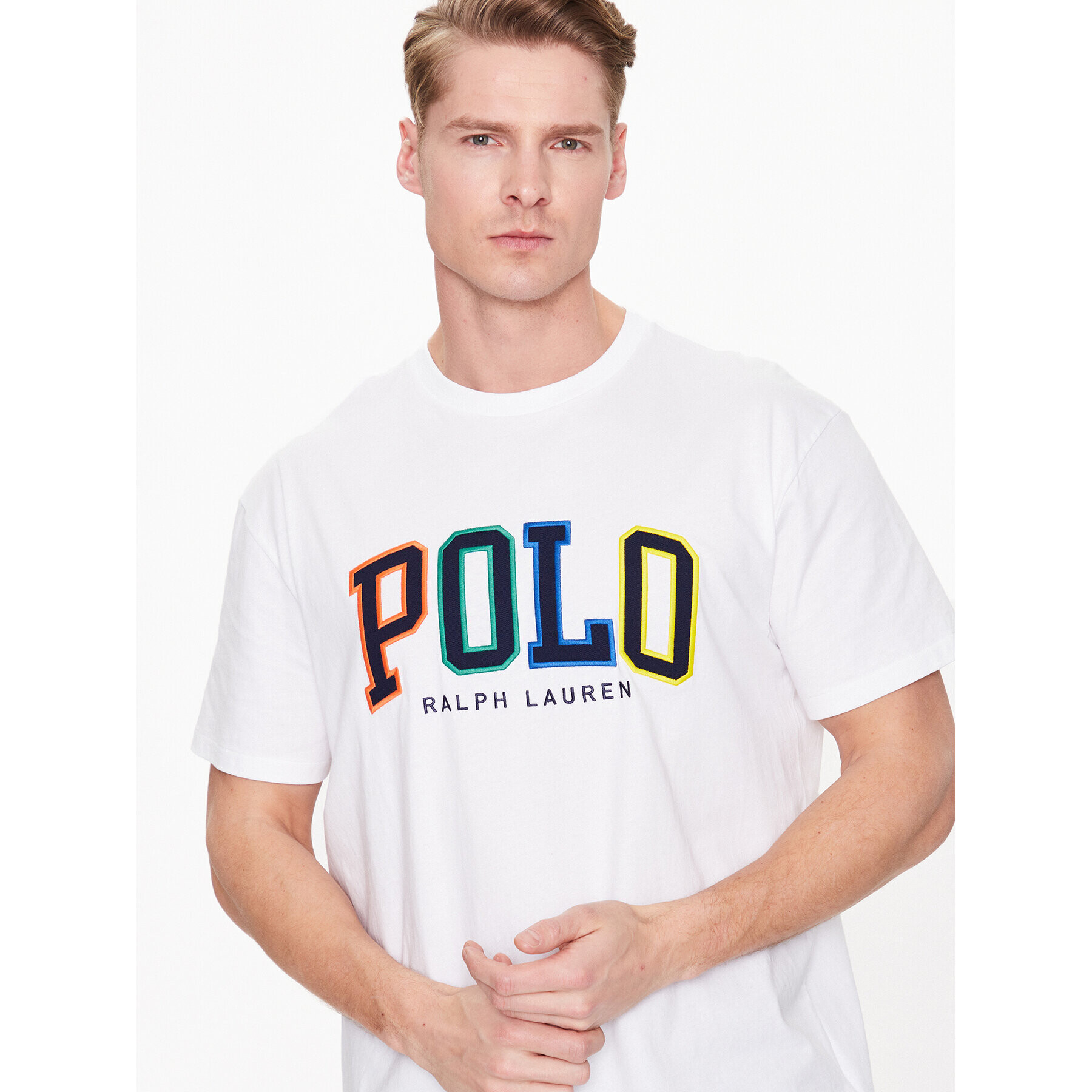 Polo Ralph Lauren Тишърт 710890804002 Бял Classic Fit - Pepit.bg