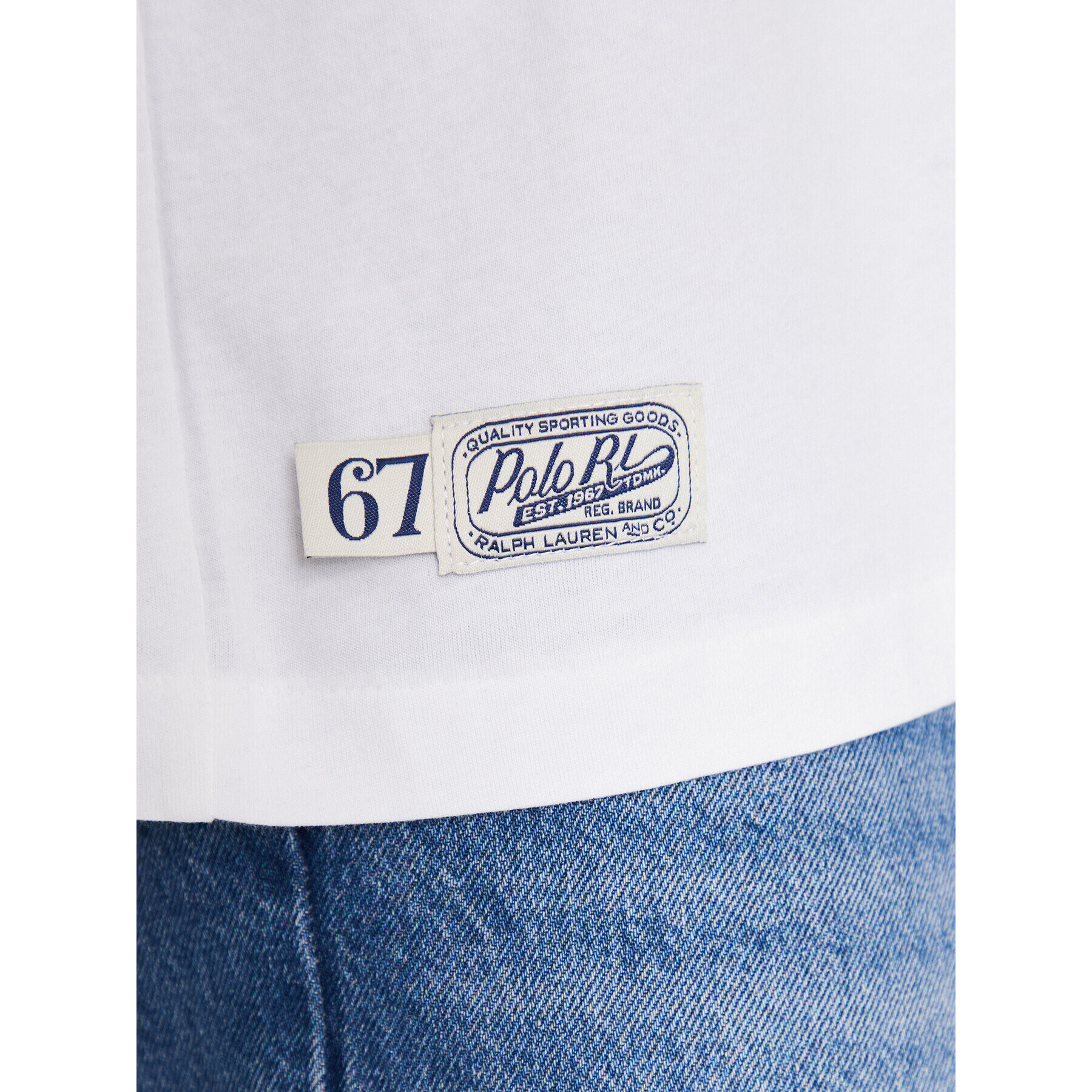 Polo Ralph Lauren Тишърт 710890804002 Бял Classic Fit - Pepit.bg