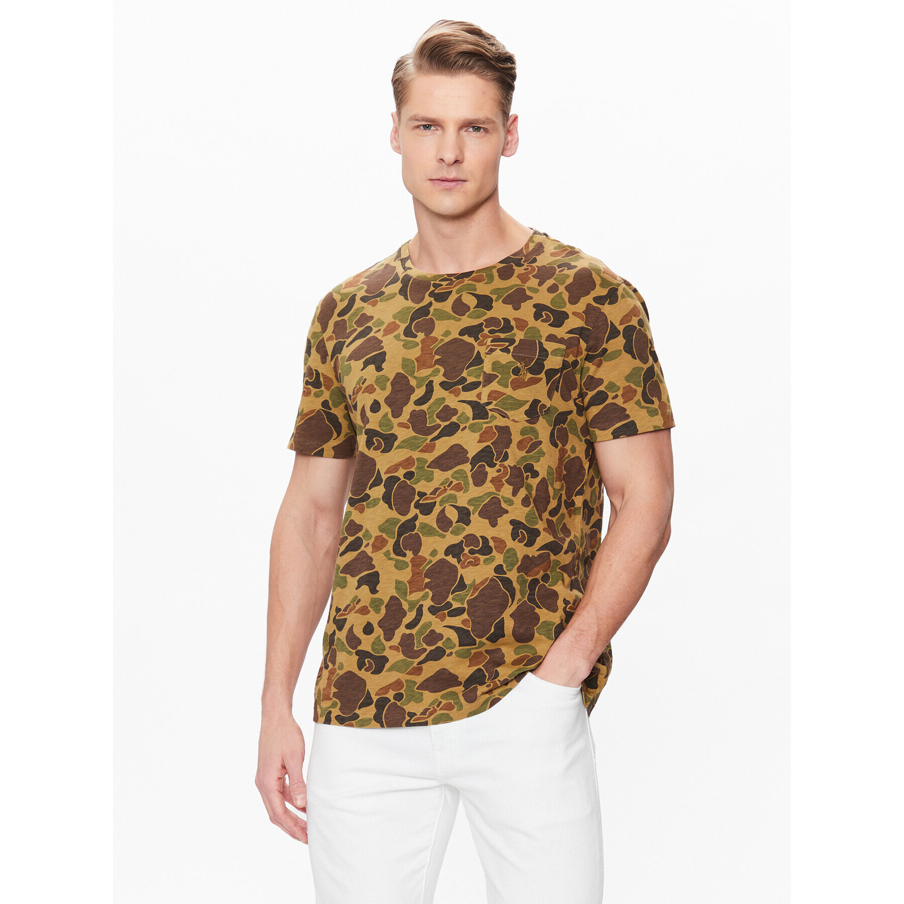 Polo Ralph Lauren Тишърт 710890956001 Зелен Regular Fit - Pepit.bg