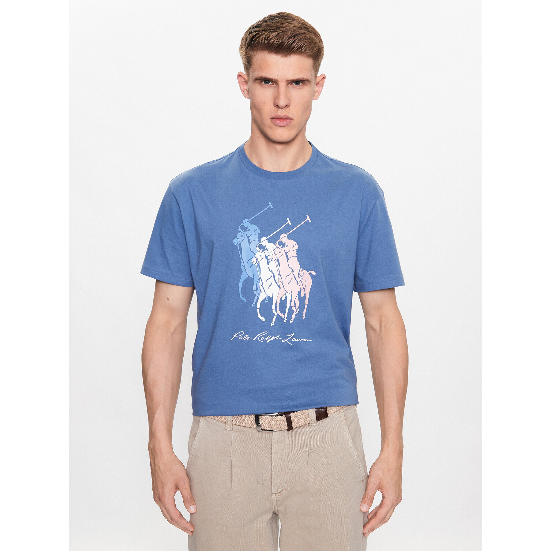 Polo Ralph Lauren Тишърт 710909588003 Син Classic Fit - Pepit.bg