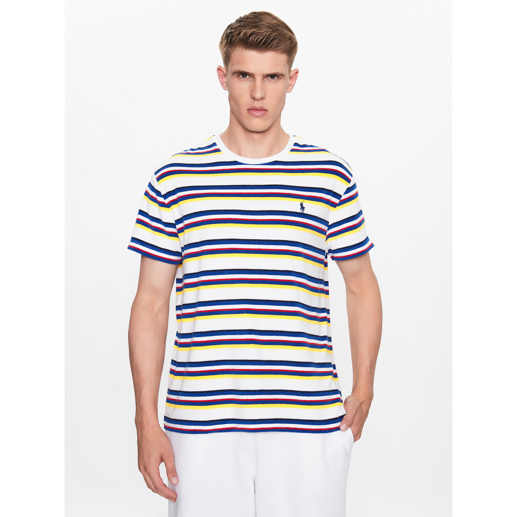 Polo Ralph Lauren Тишърт 710909666001 Бял Regular Fit - Pepit.bg