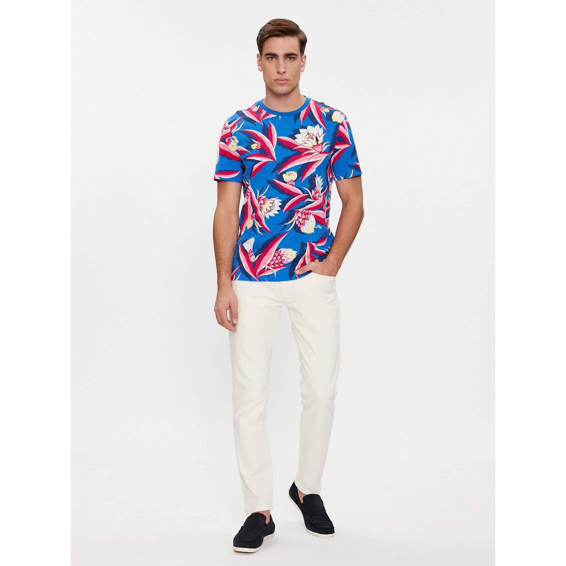 Polo Ralph Lauren Тишърт 710926540001 Син Regular Fit - Pepit.bg