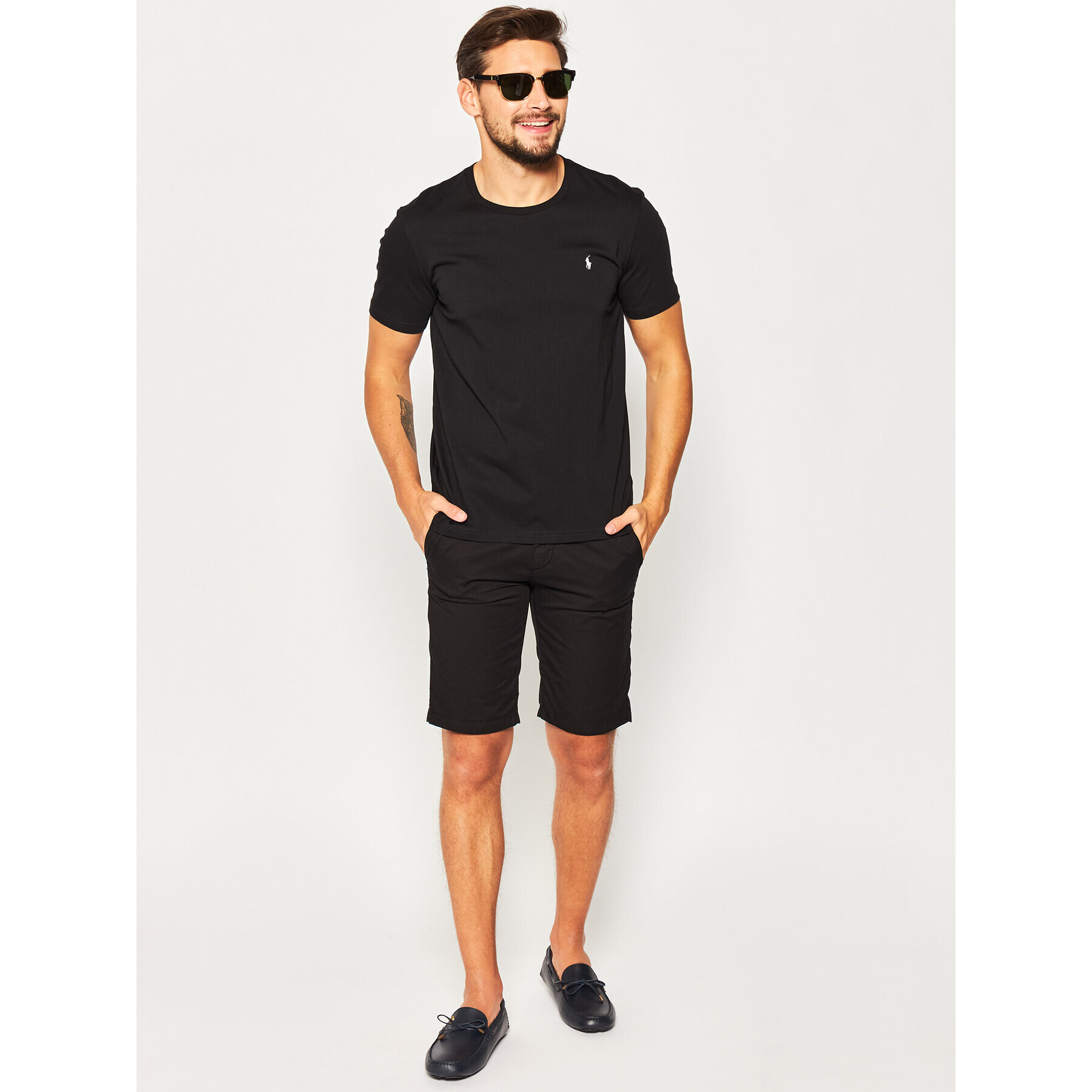 Polo Ralph Lauren Тишърт 714706745 Черен Regular Fit - Pepit.bg
