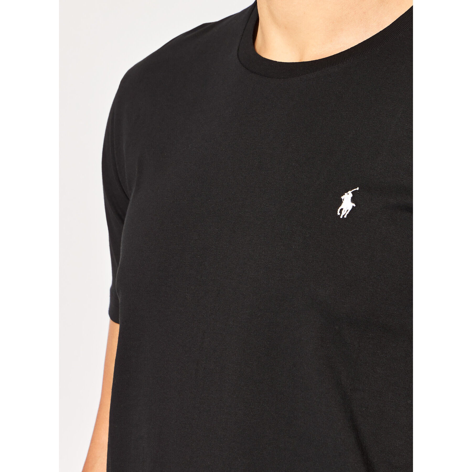 Polo Ralph Lauren Тишърт 714706745 Черен Regular Fit - Pepit.bg