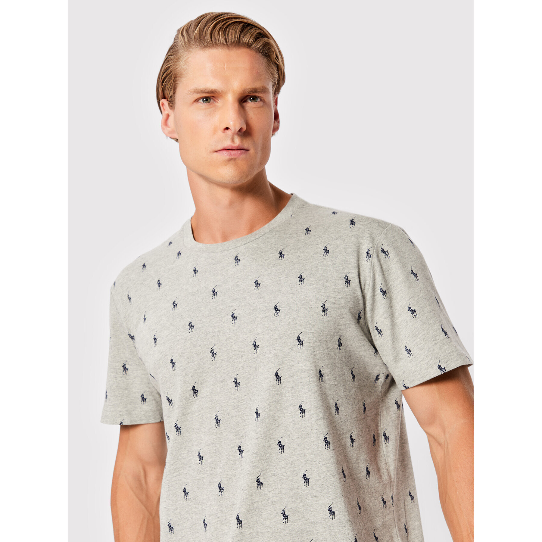 Polo Ralph Lauren Тишърт 714830281013 Сив Regular Fit - Pepit.bg