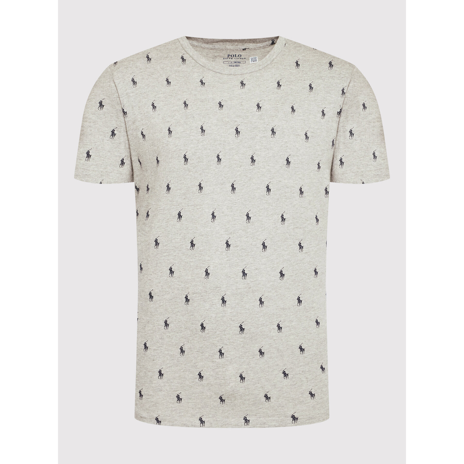 Polo Ralph Lauren Тишърт 714830281013 Сив Regular Fit - Pepit.bg