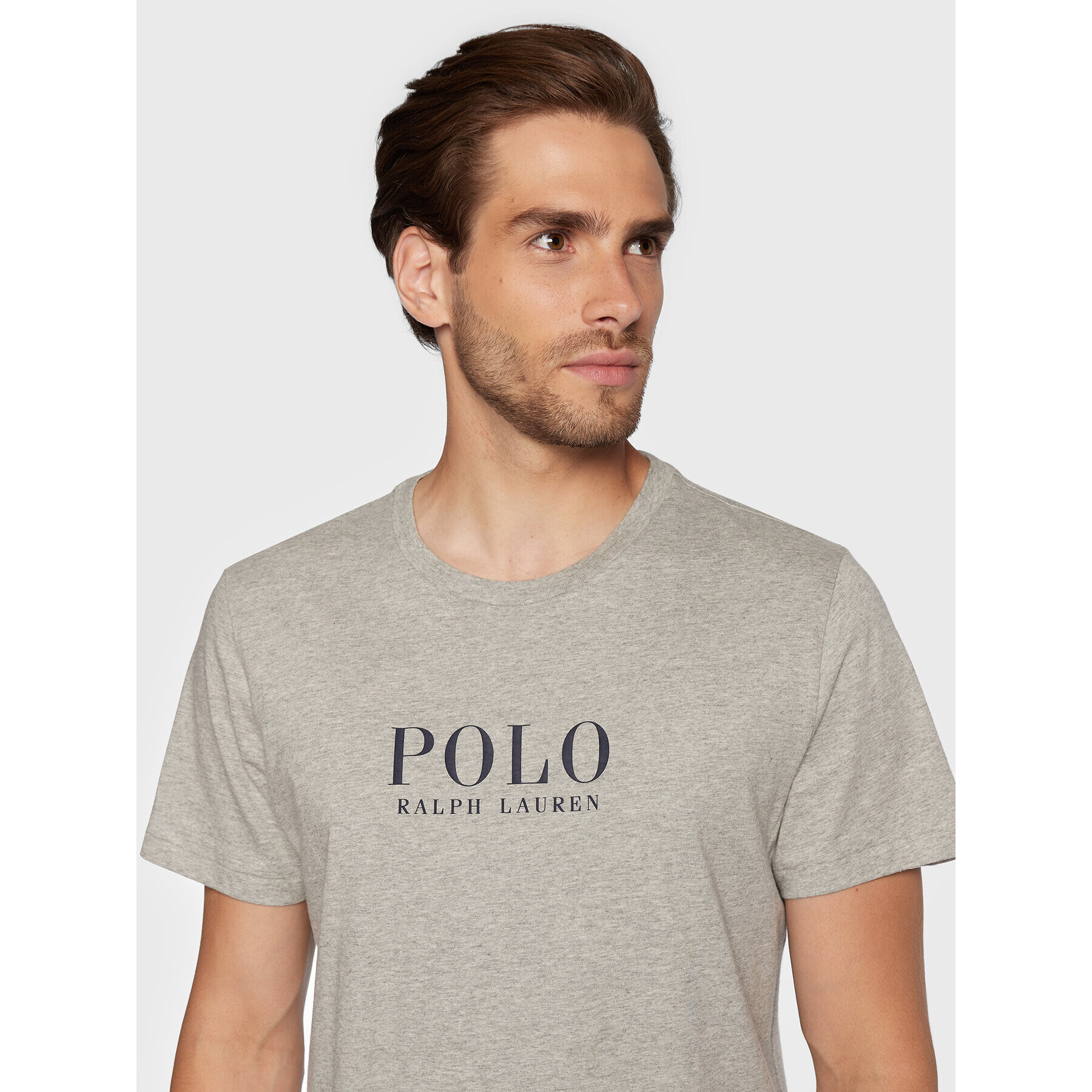 Polo Ralph Lauren Тишърт 714862615005 Сив Slim Fit - Pepit.bg