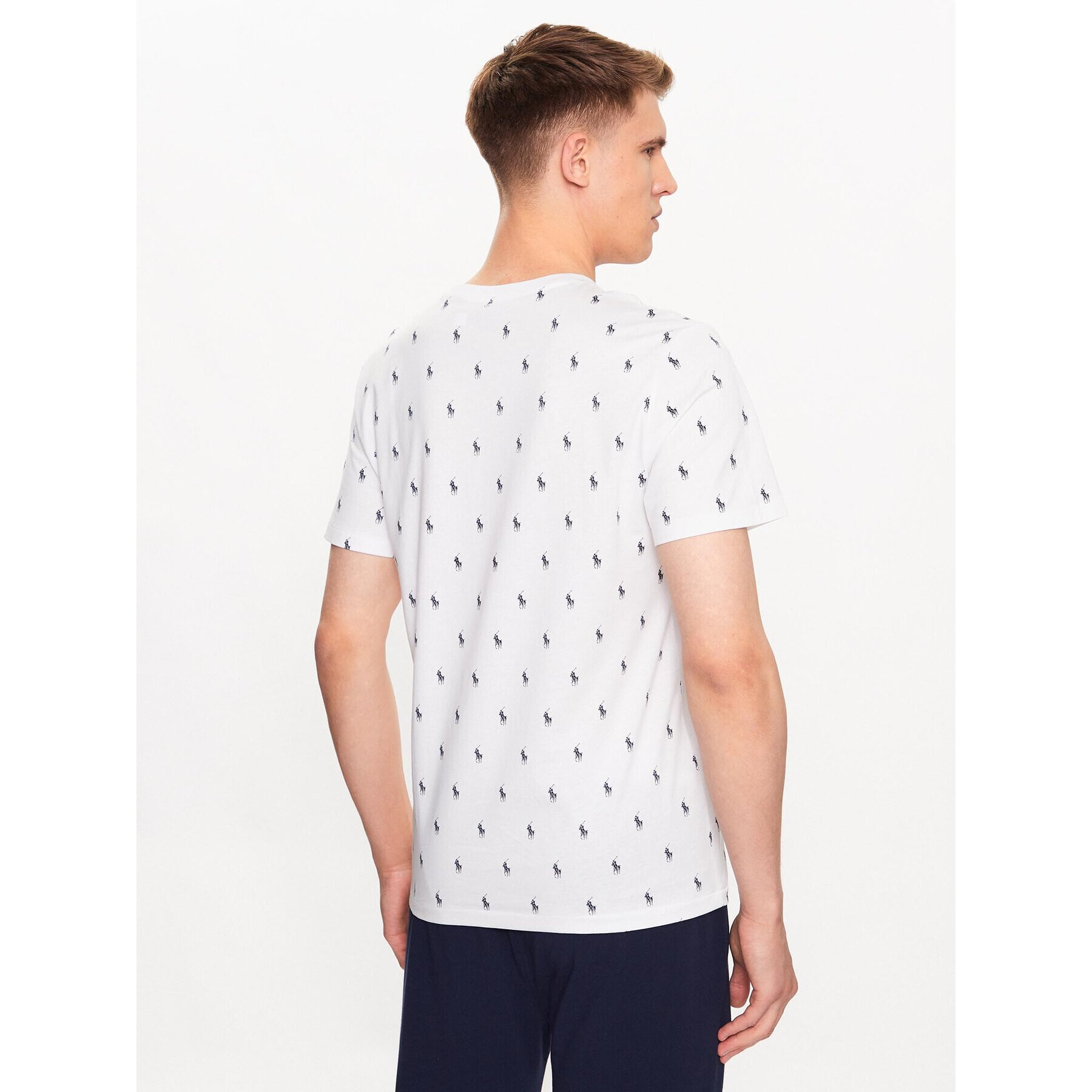Polo Ralph Lauren Тишърт 714899612001 Бял Regular Fit - Pepit.bg