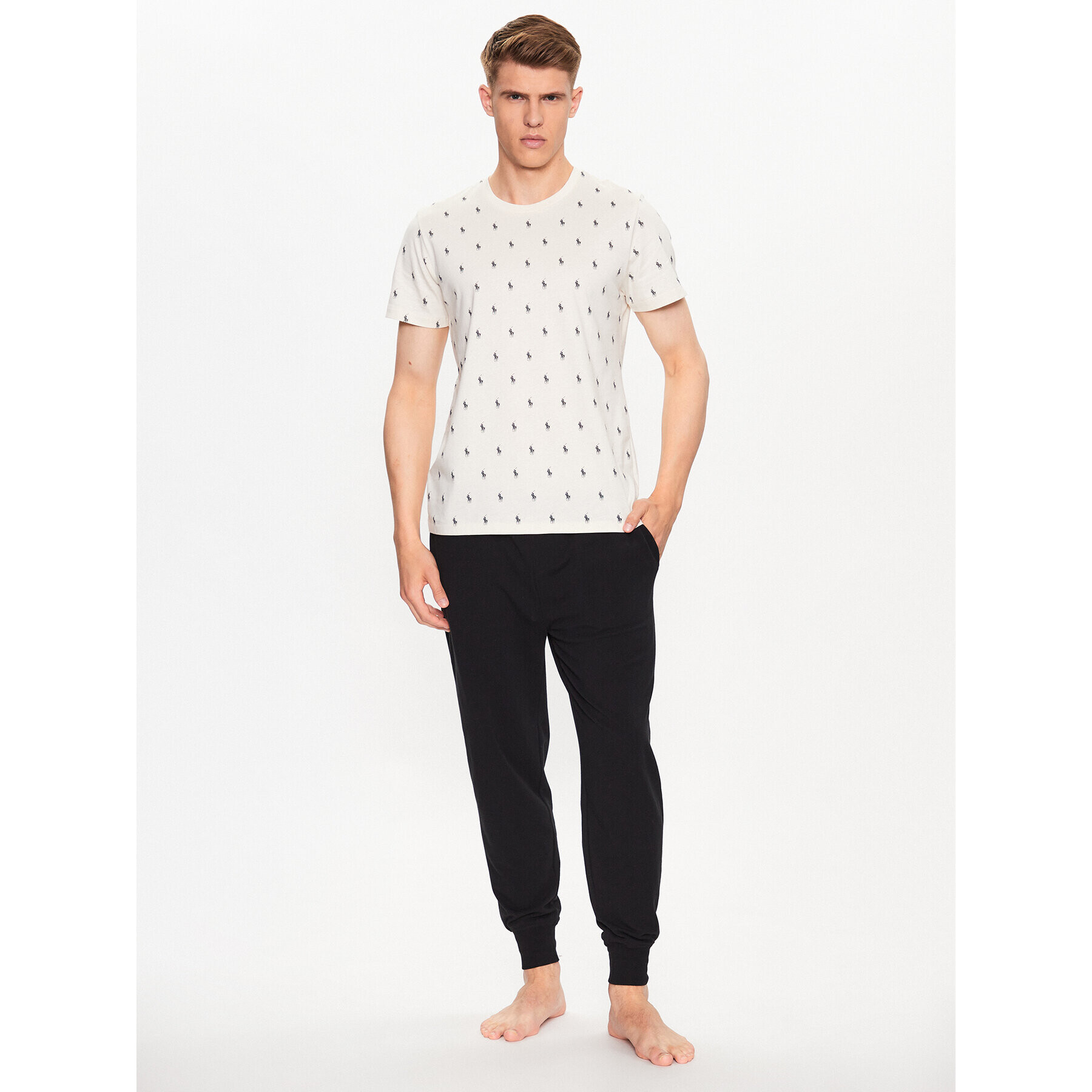 Polo Ralph Lauren Тишърт 714899612004 Бежов Regular Fit - Pepit.bg