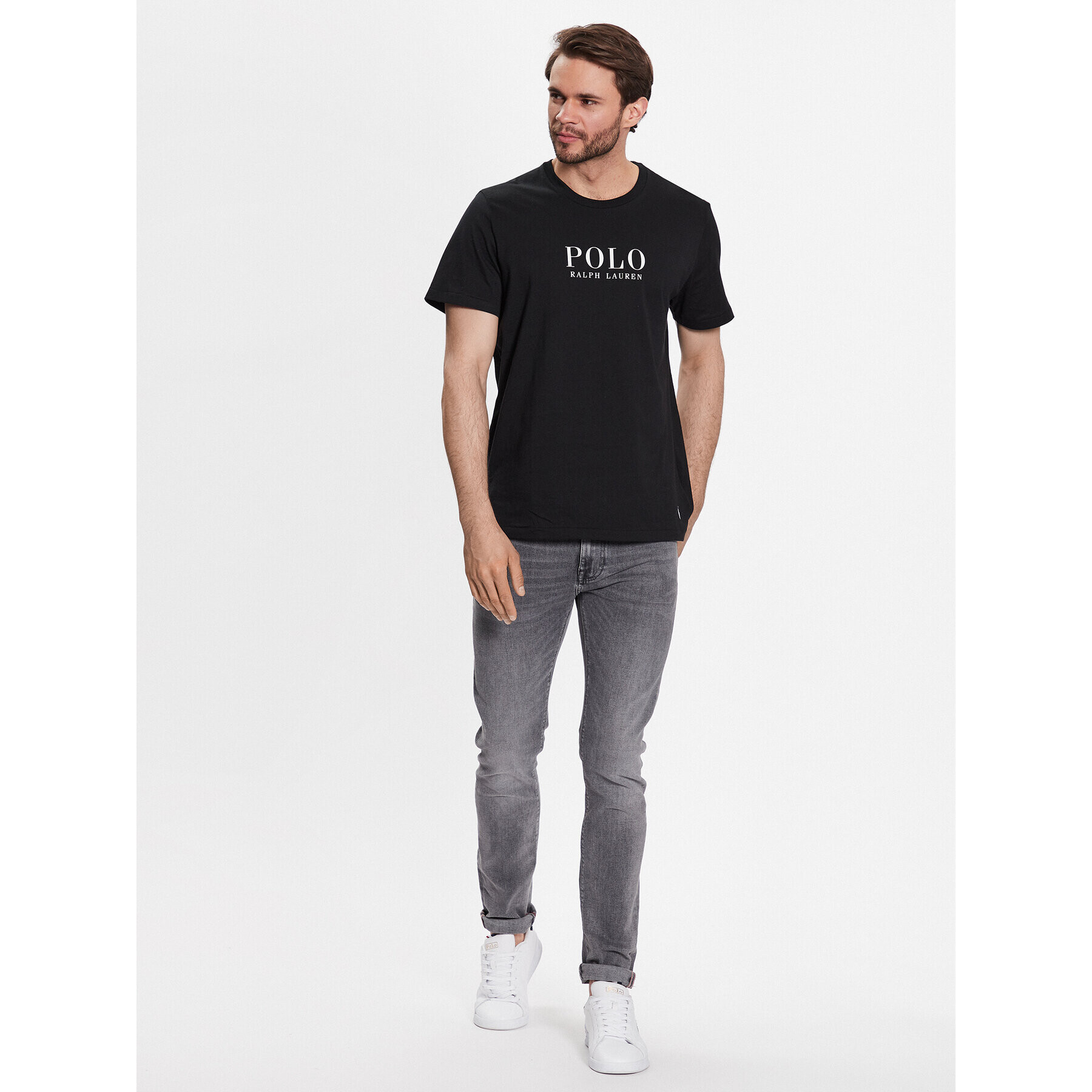 Polo Ralph Lauren Тишърт 714899613004 Черен Regular Fit - Pepit.bg