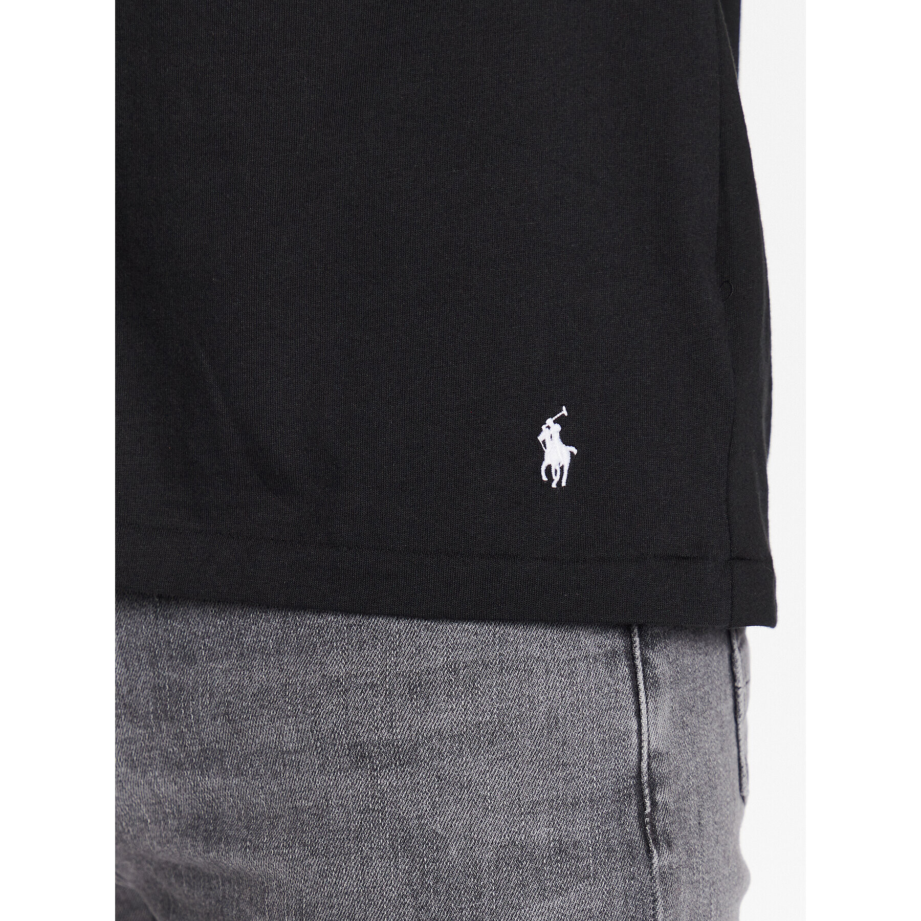Polo Ralph Lauren Тишърт 714899613004 Черен Regular Fit - Pepit.bg