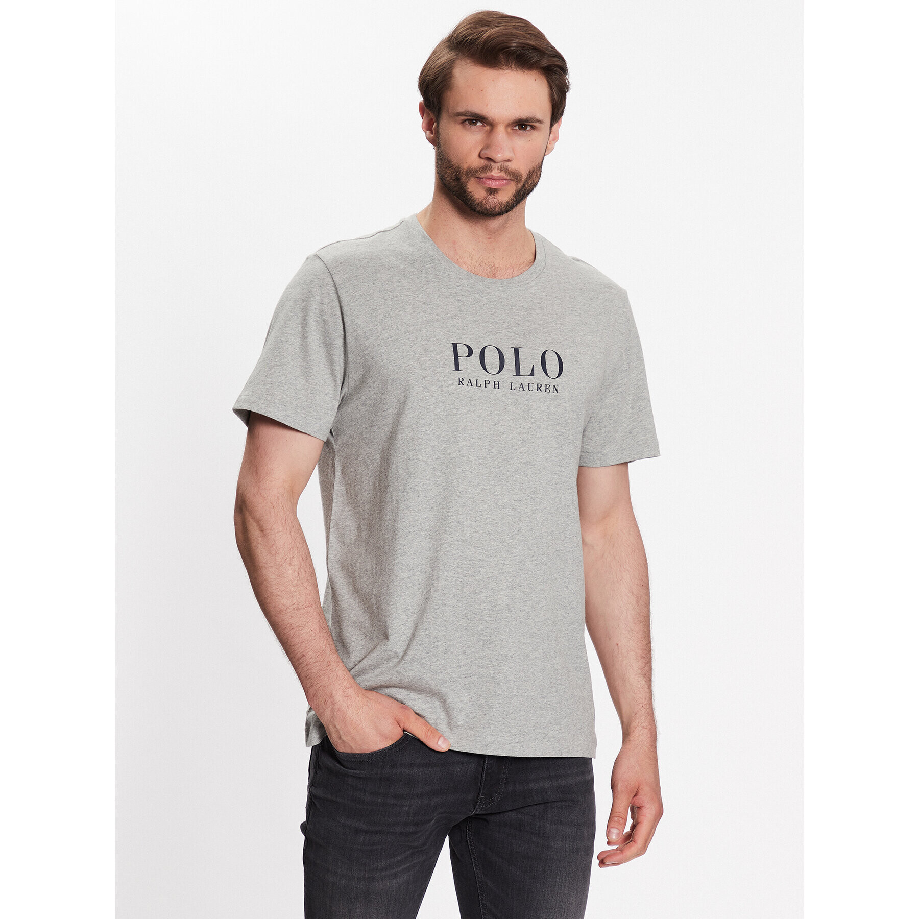 Polo Ralph Lauren Тишърт 714899613006 Сив Regular Fit - Pepit.bg
