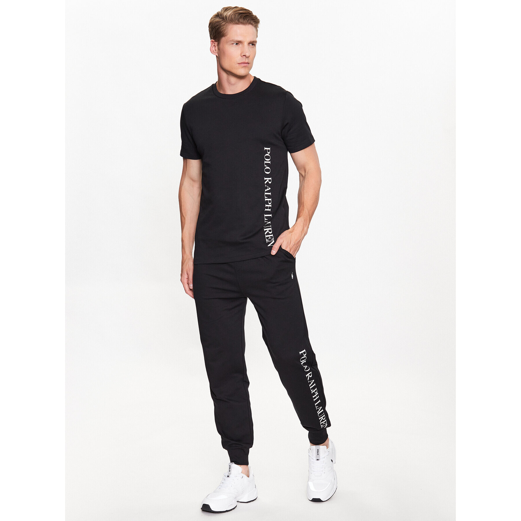 Polo Ralph Lauren Тишърт 714899619003 Черен Regular Fit - Pepit.bg