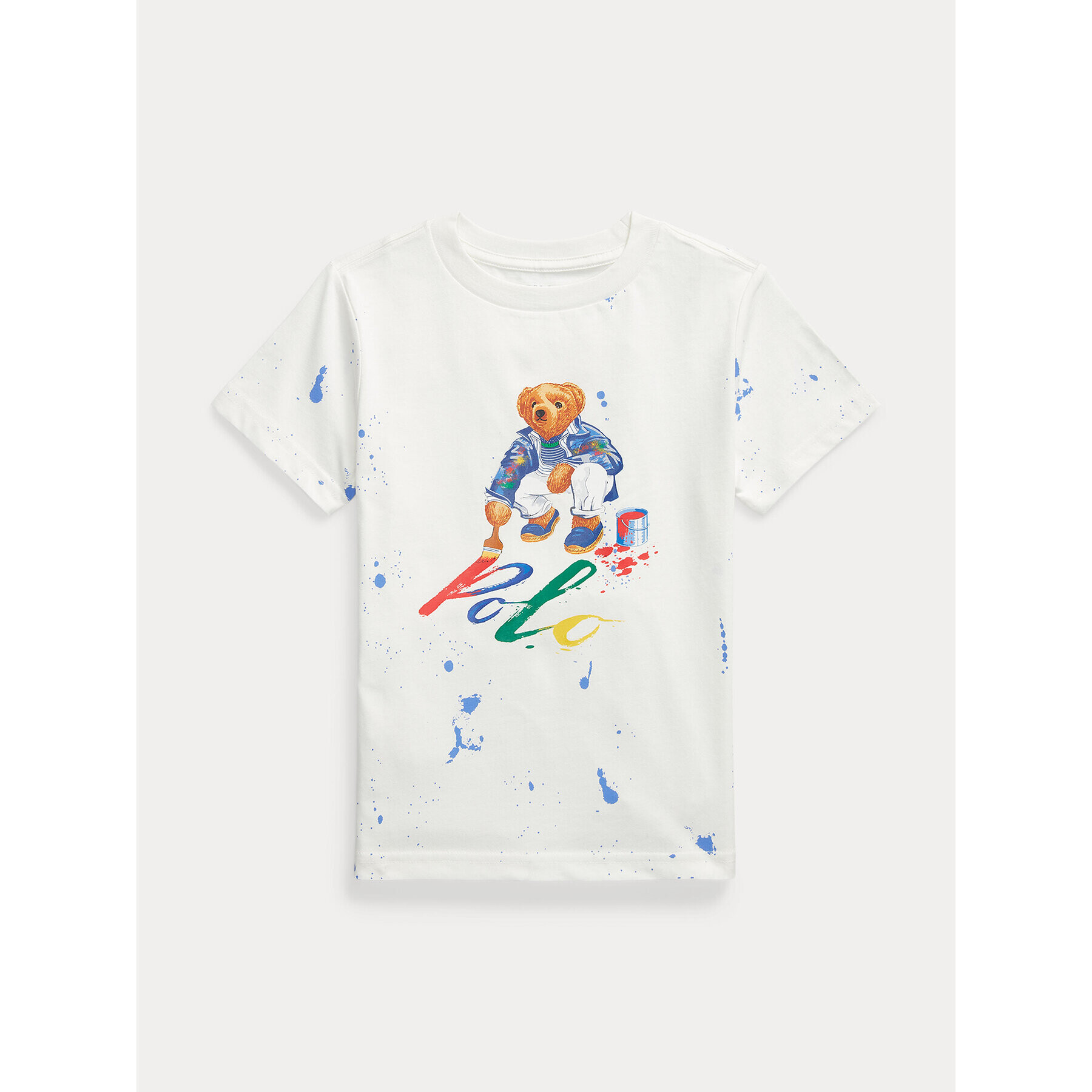 Polo Ralph Lauren Тишърт Bear Ss Cn 322925604001 Бял Regular Fit - Pepit.bg