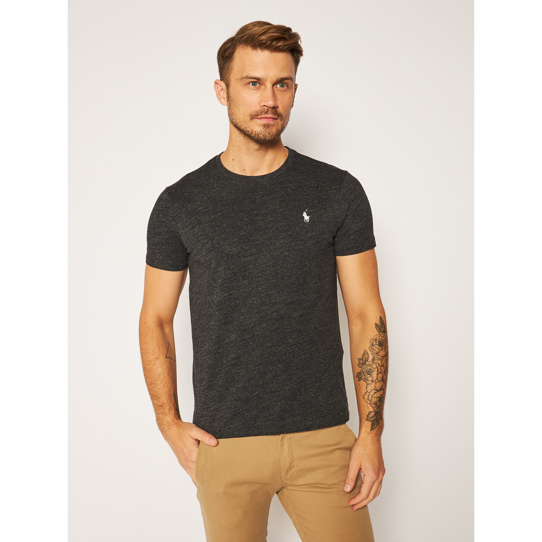 Polo Ralph Lauren Тишърт Classics 710671438164 Черен Slim Fit - Pepit.bg