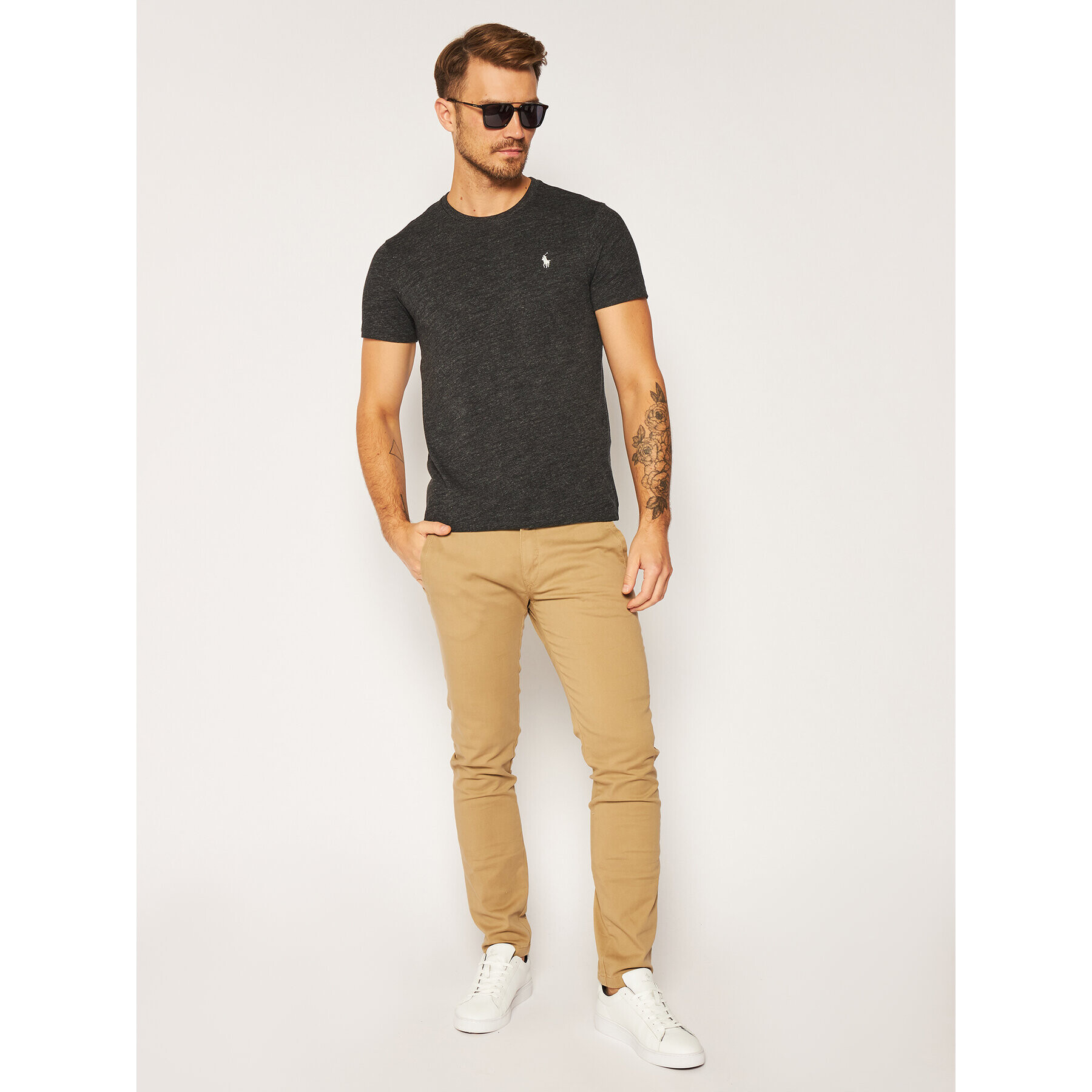 Polo Ralph Lauren Тишърт Classics 710671438164 Черен Slim Fit - Pepit.bg