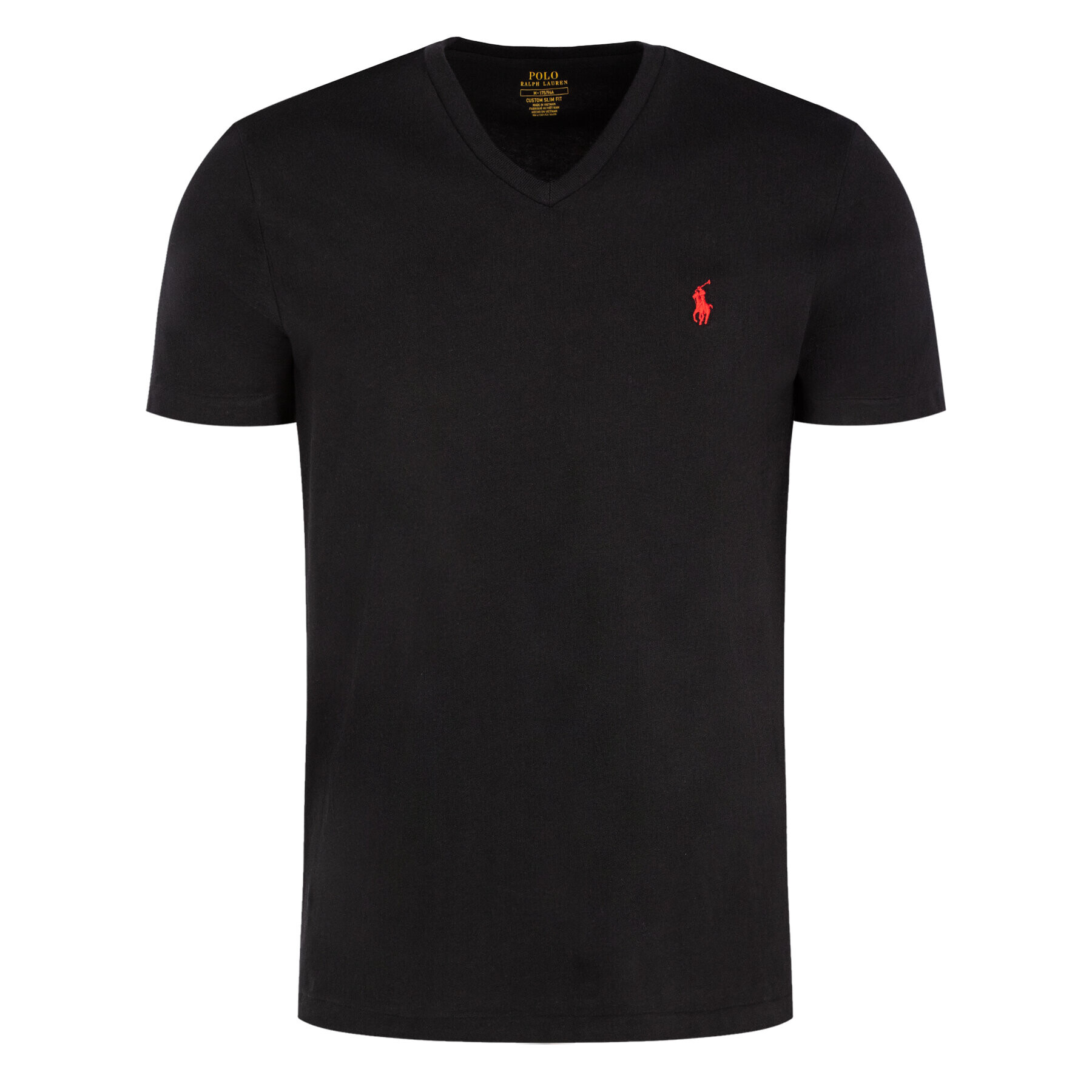 Polo Ralph Lauren Тишърт Classics 710671453010 Черен Custom Slim Fit - Pepit.bg