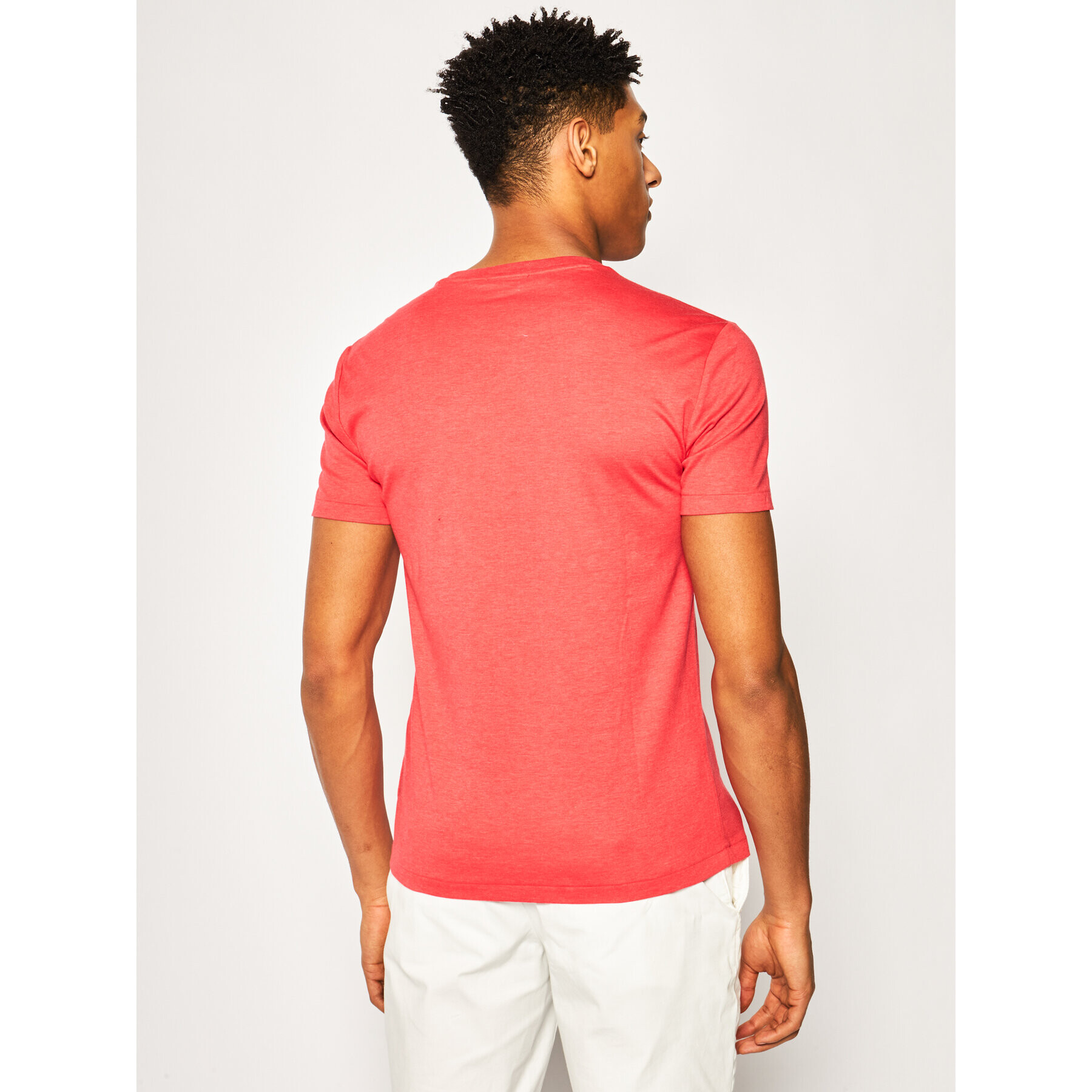 Polo Ralph Lauren Тишърт Classics 710740727 Червен Custom Slim Fit - Pepit.bg