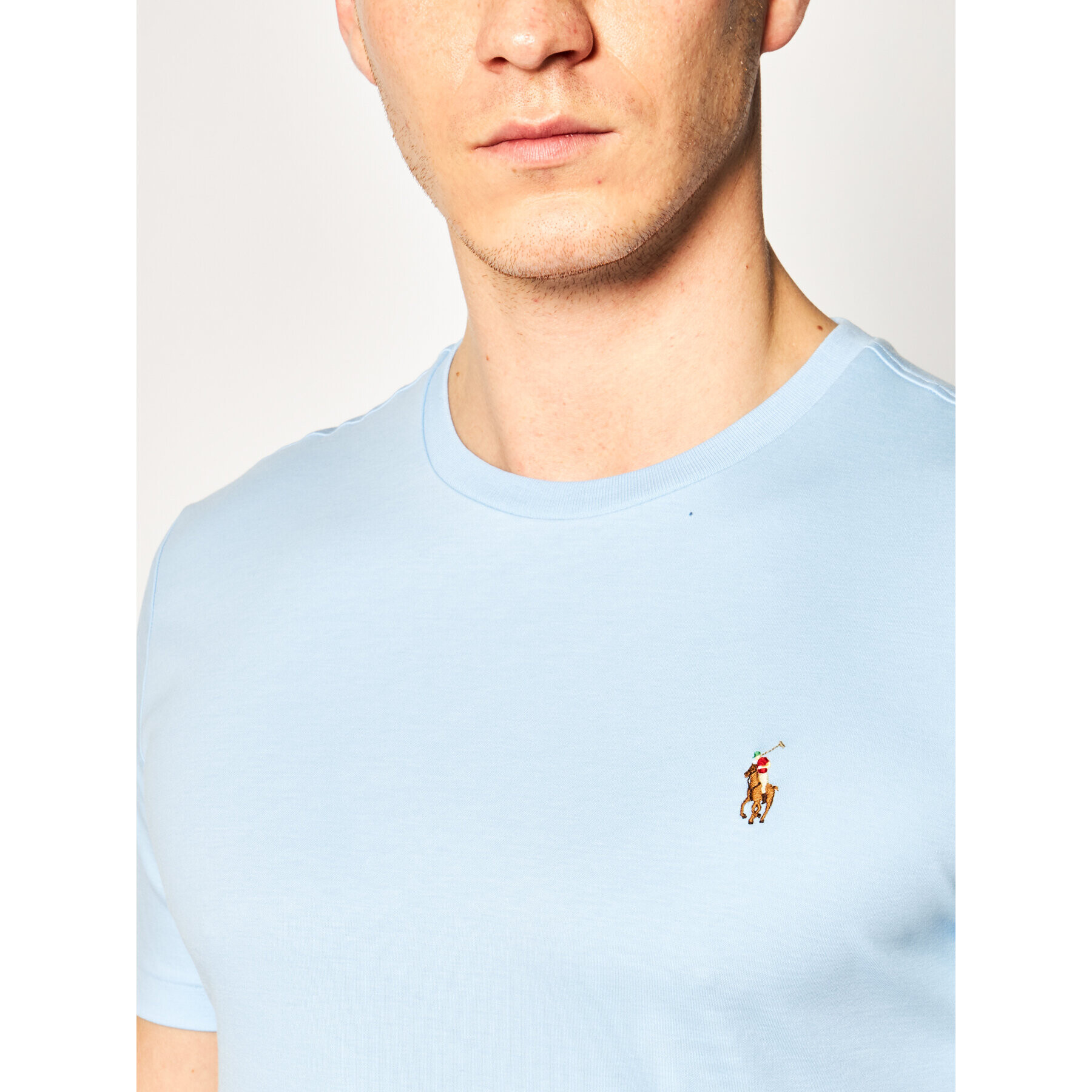Polo Ralph Lauren Тишърт Classics 710740727 Жълт Custom Slim Fit - Pepit.bg
