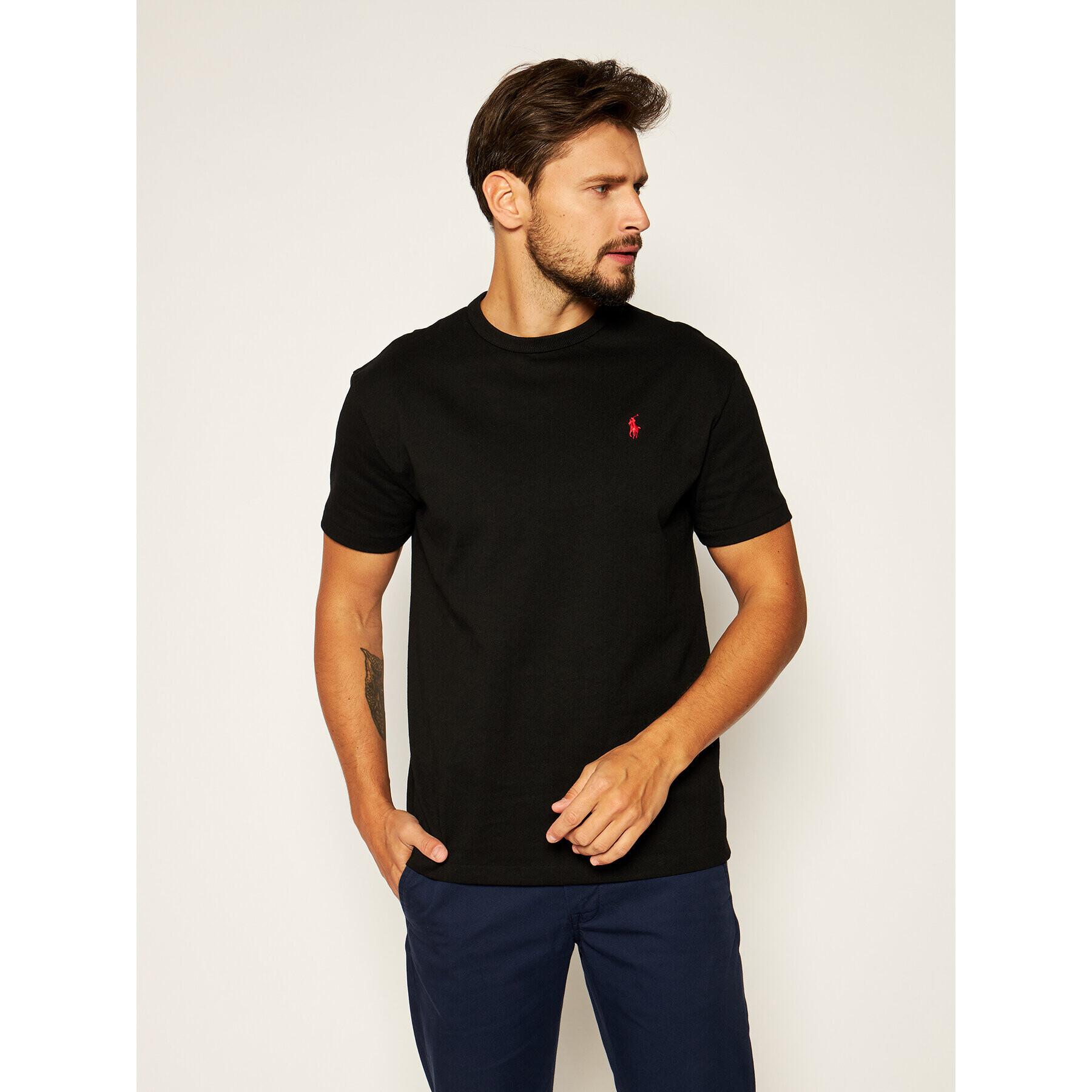 Polo Ralph Lauren Тишърт Classics 710811284001 Черен Regular Fit - Pepit.bg