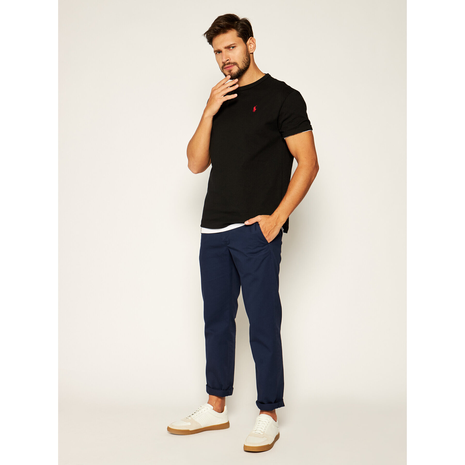 Polo Ralph Lauren Тишърт Classics 710811284001 Черен Regular Fit - Pepit.bg