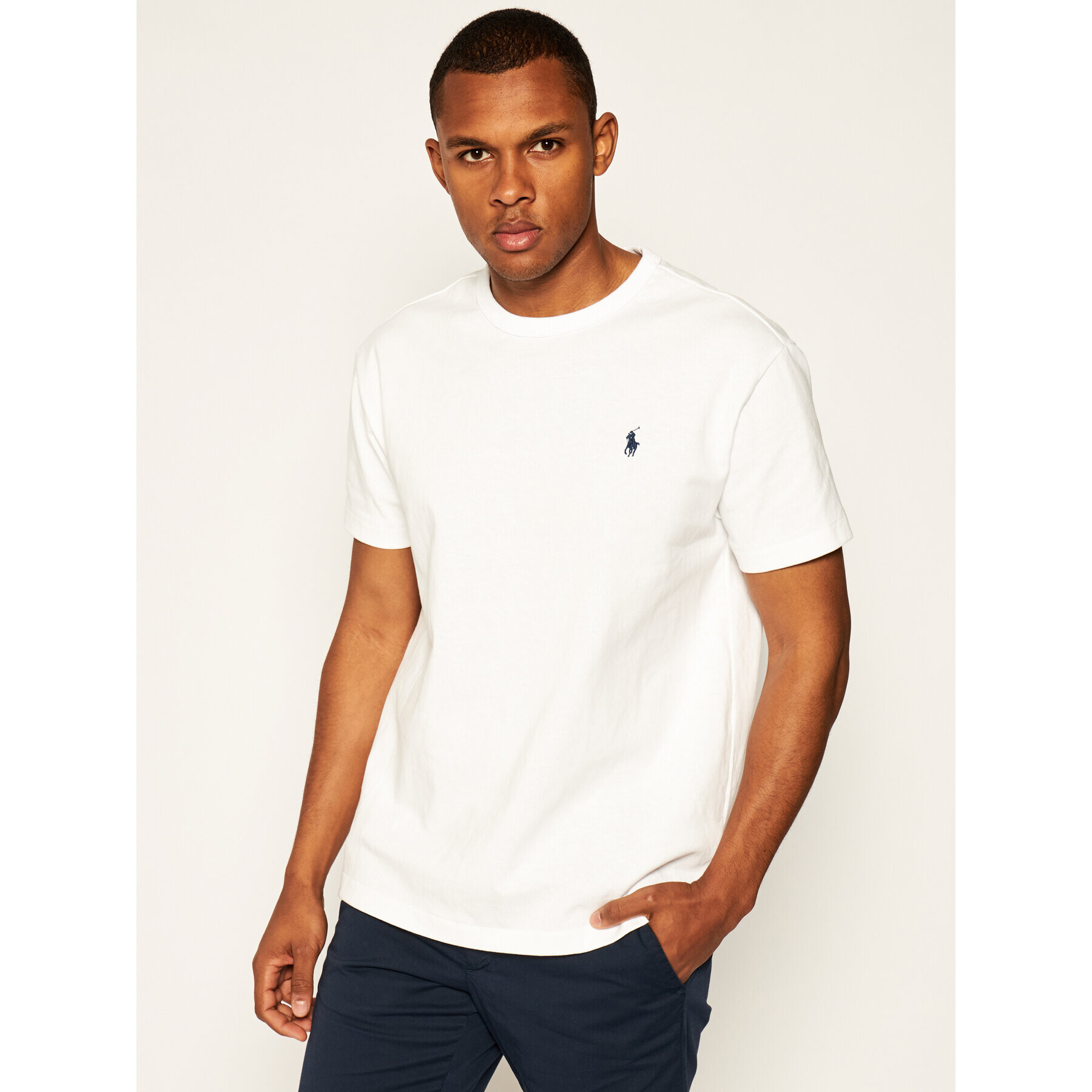 Polo Ralph Lauren Тишърт Classics 710811284002 Бял Regular Fit - Pepit.bg
