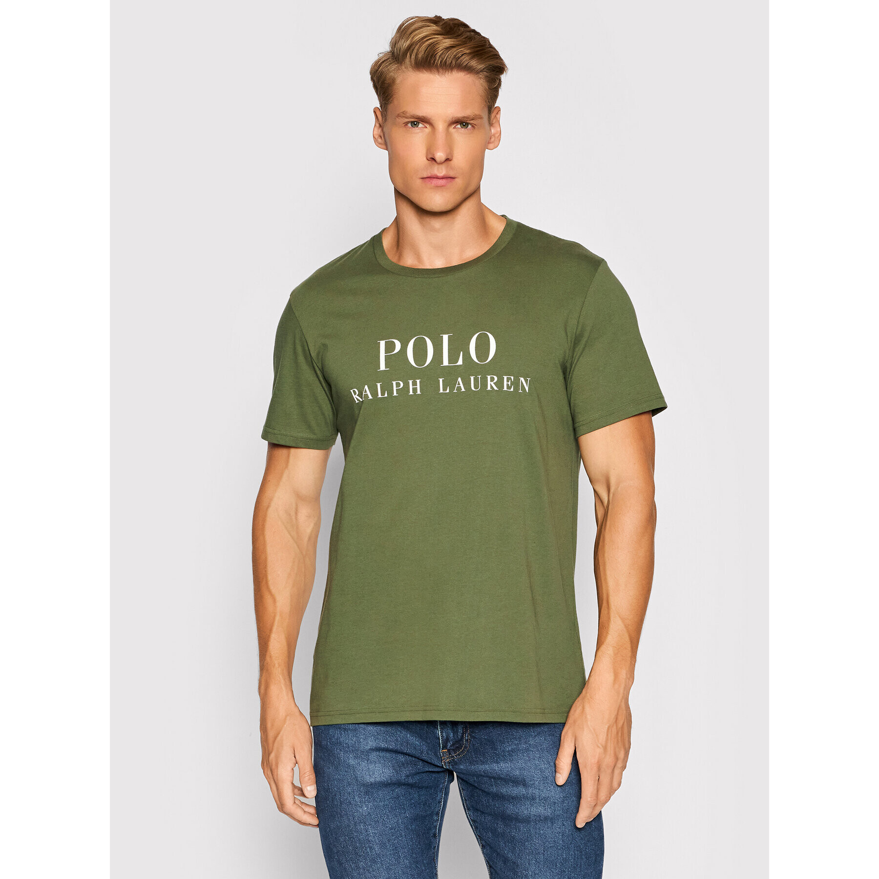 Polo Ralph Lauren Тишърт Crw 714830278011 Зелен Regular Fit - Pepit.bg