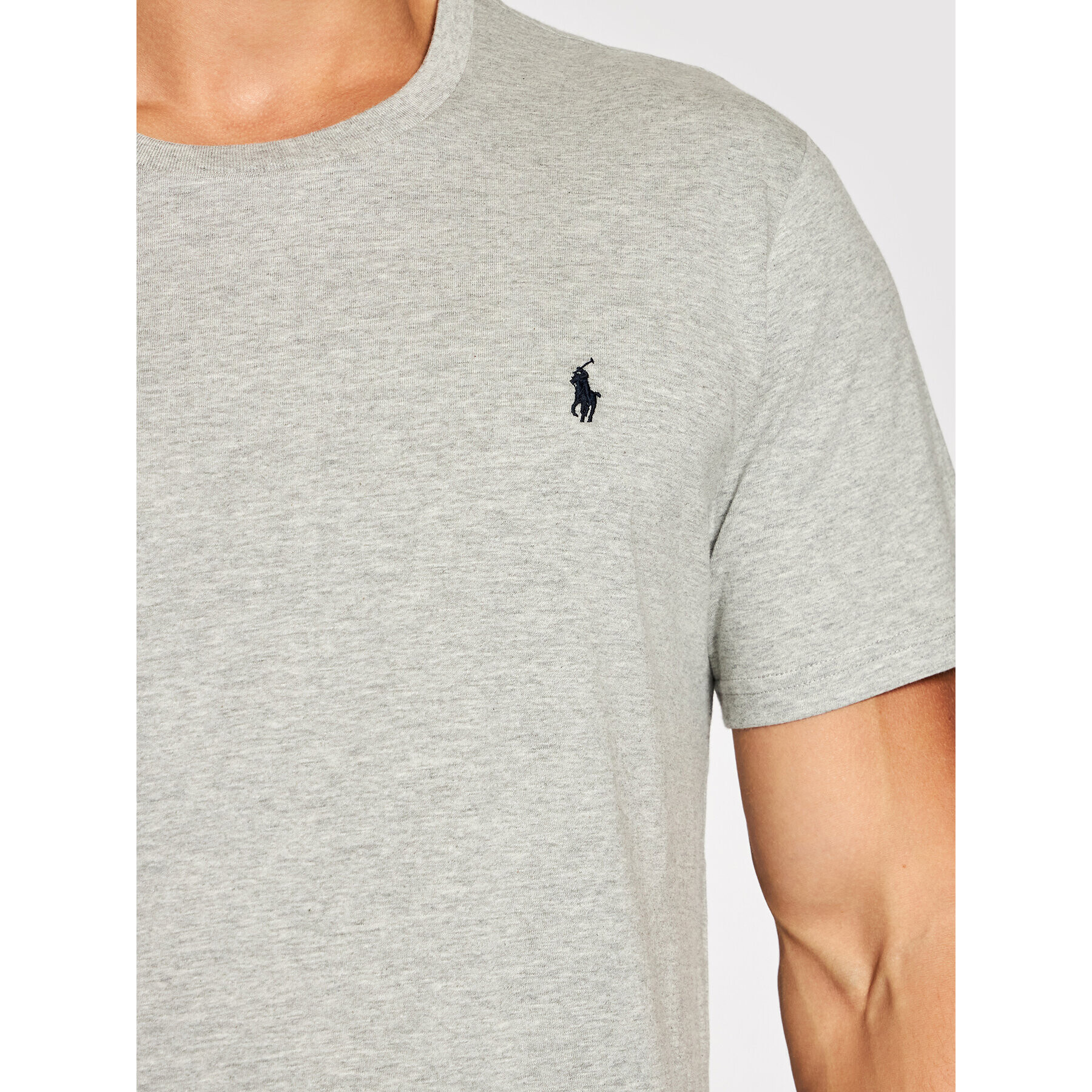 Polo Ralph Lauren Тишърт Sle 714844756003 Сив Regular Fit - Pepit.bg