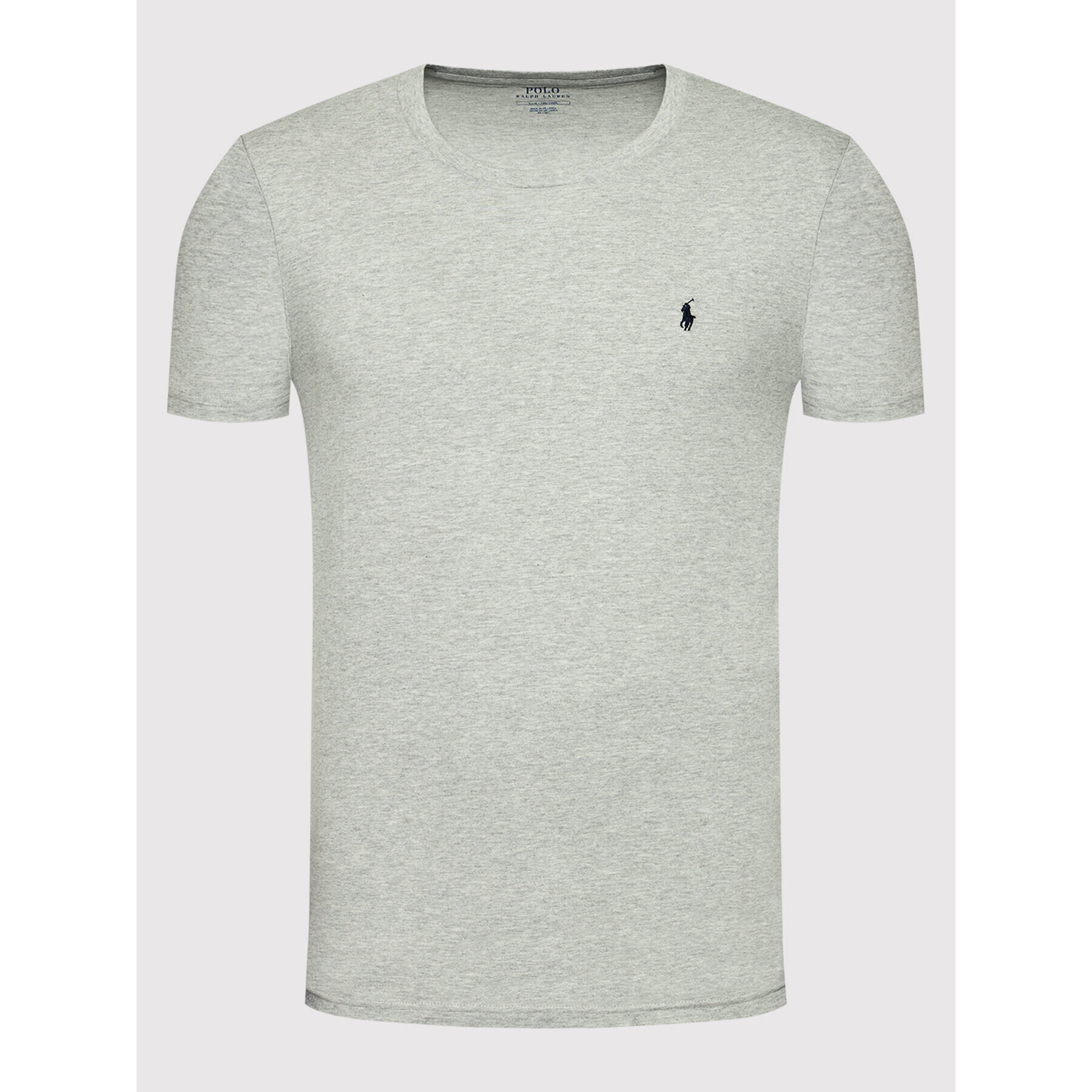 Polo Ralph Lauren Тишърт Sle 714844756003 Сив Regular Fit - Pepit.bg