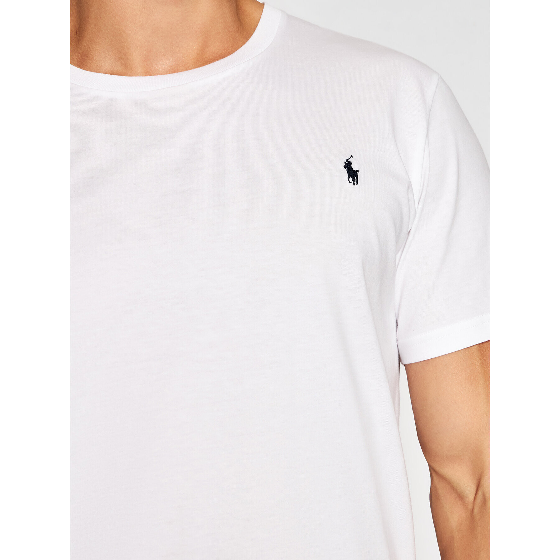 Polo Ralph Lauren Тишърт Sle 714844756004 Бял Regular Fit - Pepit.bg