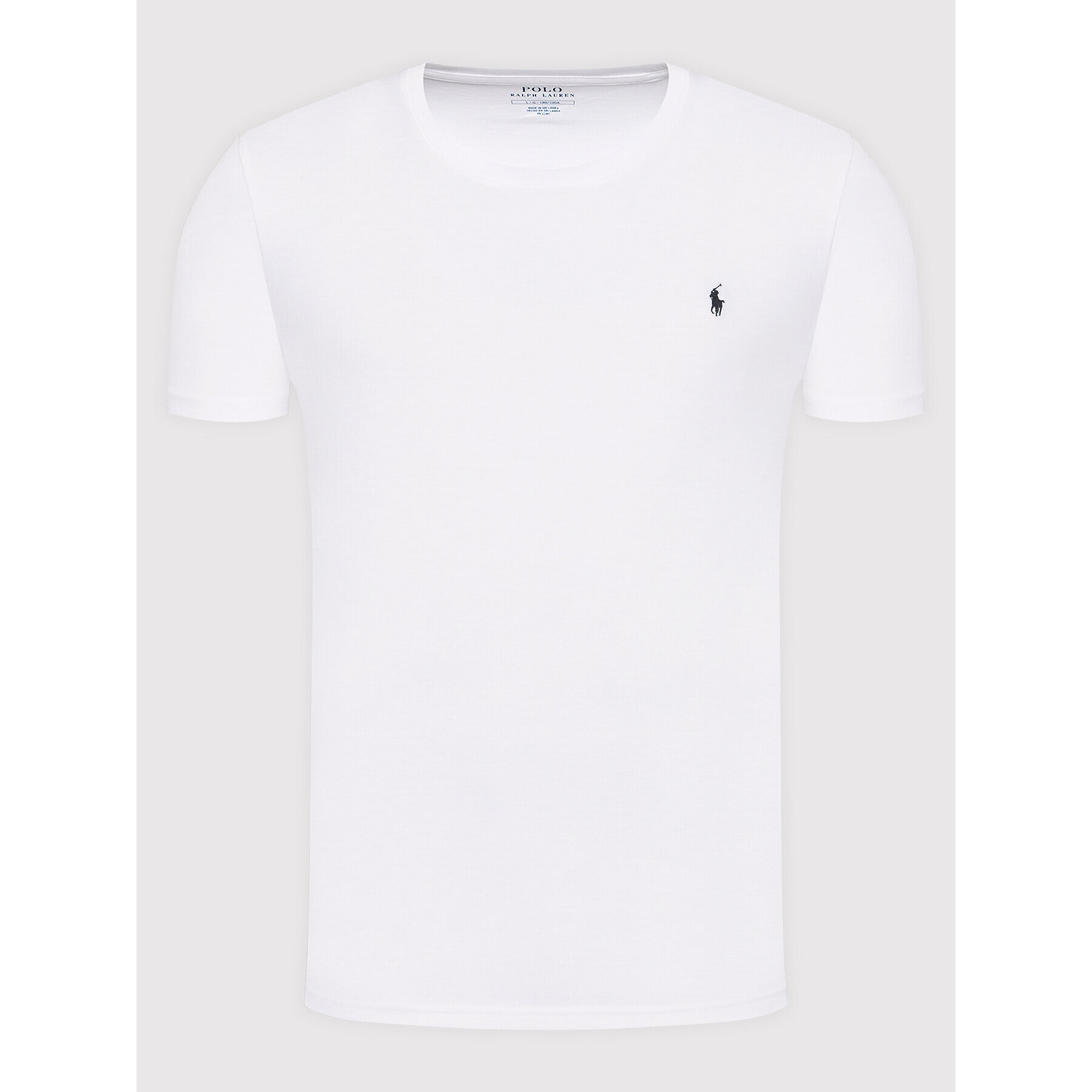 Polo Ralph Lauren Тишърт Sle 714844756004 Бял Regular Fit - Pepit.bg