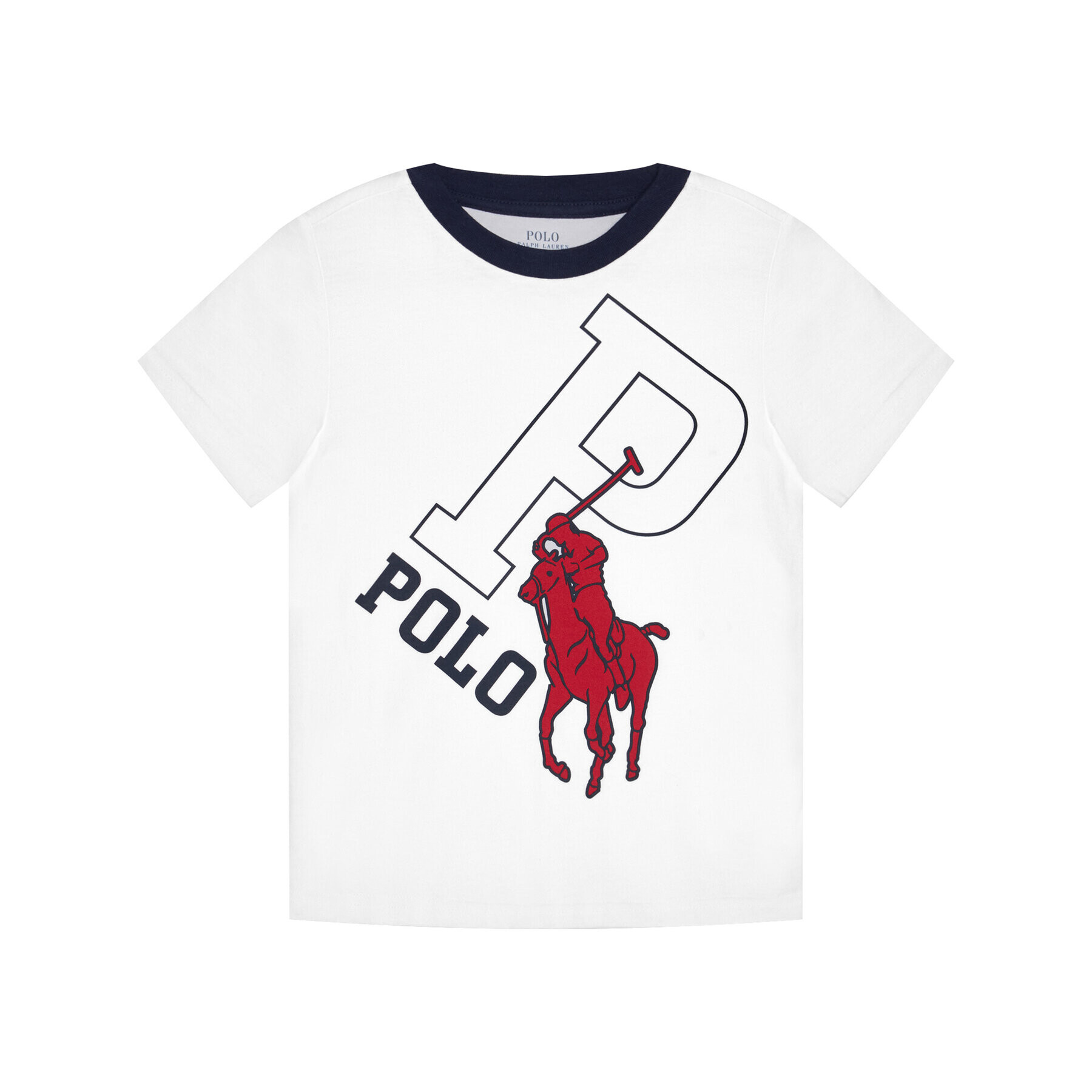 Polo Ralph Lauren Тишърт Ss Cn 323793536002 Бял Regular Fit - Pepit.bg