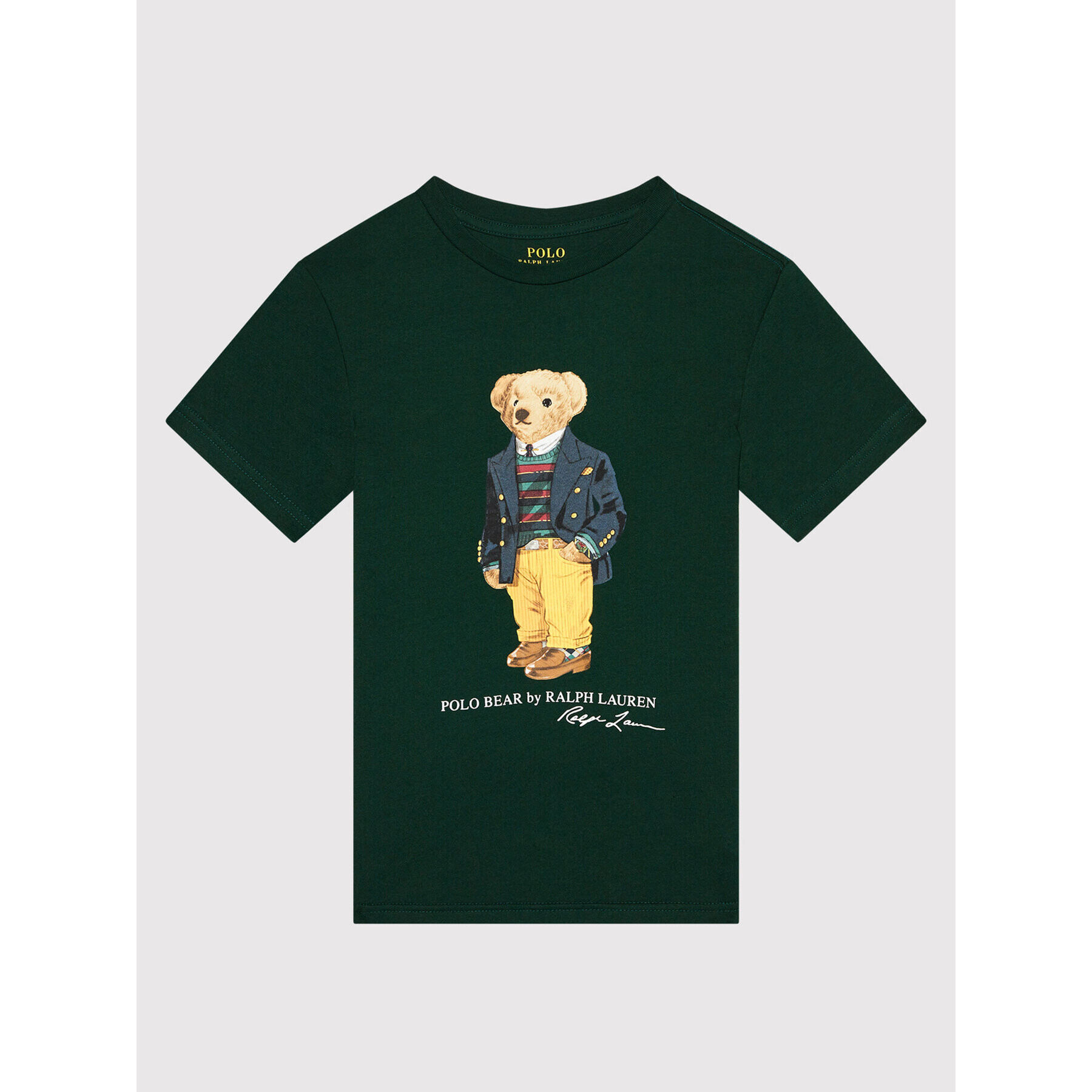 Polo Ralph Lauren Тишърт Ss Cn 323853828006 Зелен Regular Fit - Pepit.bg