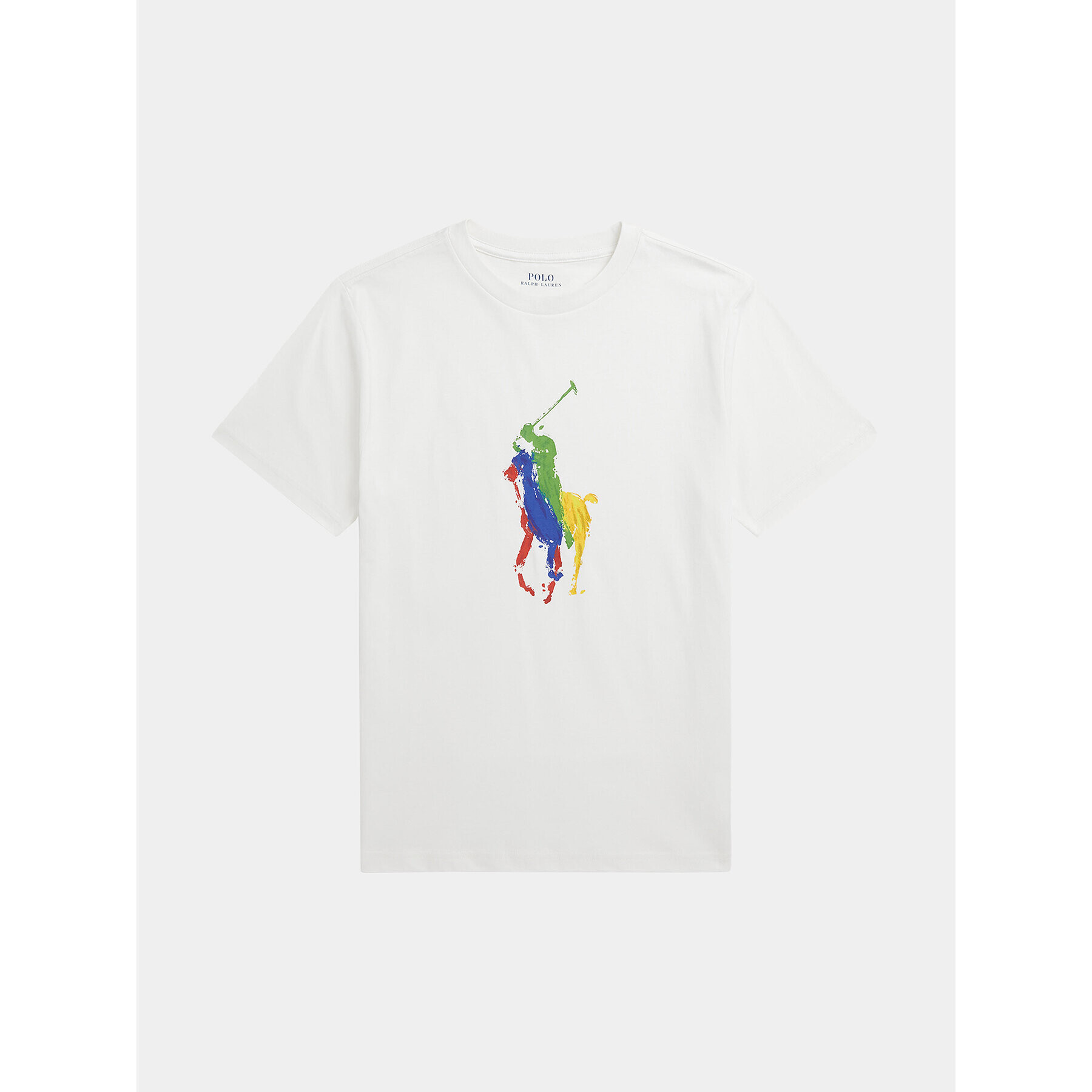 Polo Ralph Lauren Тишърт Ss Cn 323925614001 Бял Regular Fit - Pepit.bg