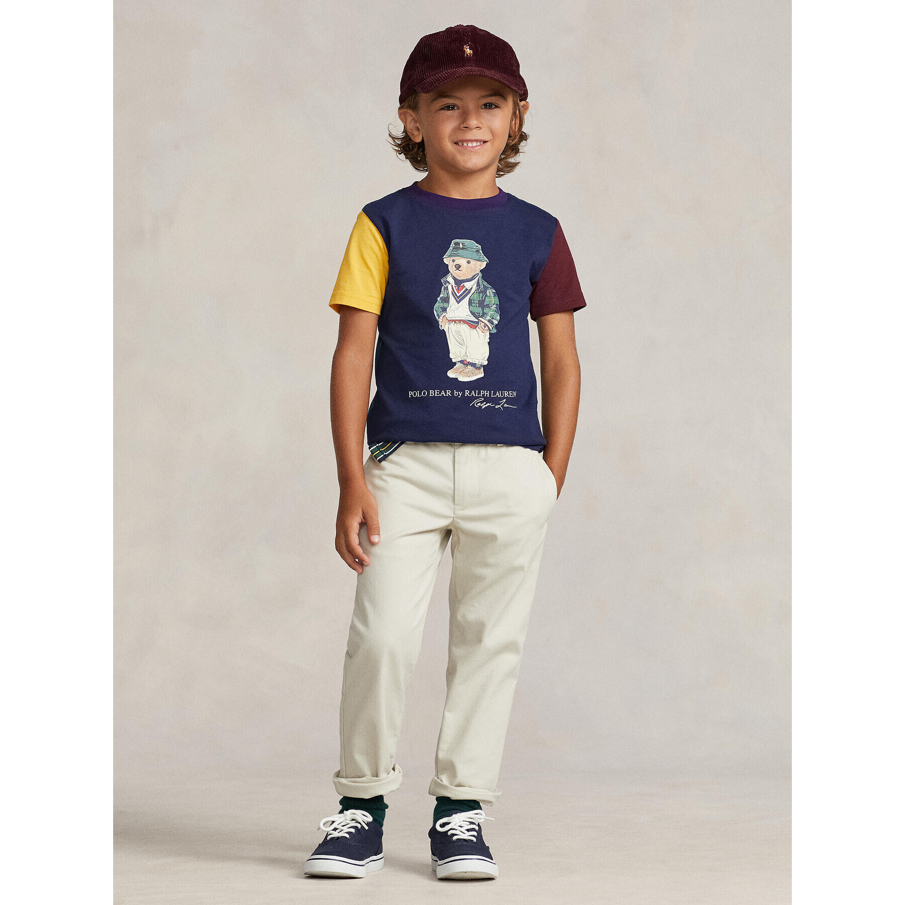 Polo Ralph Lauren Тишърт Ss Cn Fun Te 322905258002 Тъмносин Regular Fit - Pepit.bg