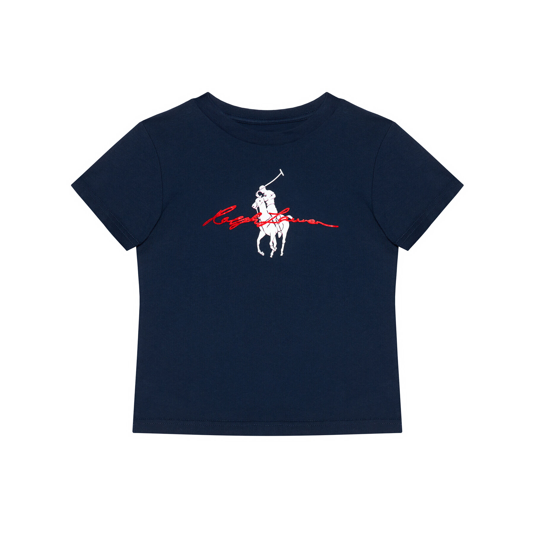 Polo Ralph Lauren Тишърт Ss Graph Tee 322839239002 Тъмносин Regular Fit - Pepit.bg