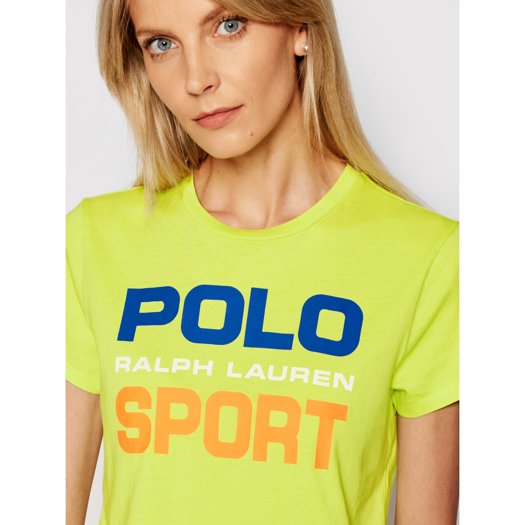 Polo Ralph Lauren Тишърт Ssl 211838079006 Зелен Regular Fit - Pepit.bg