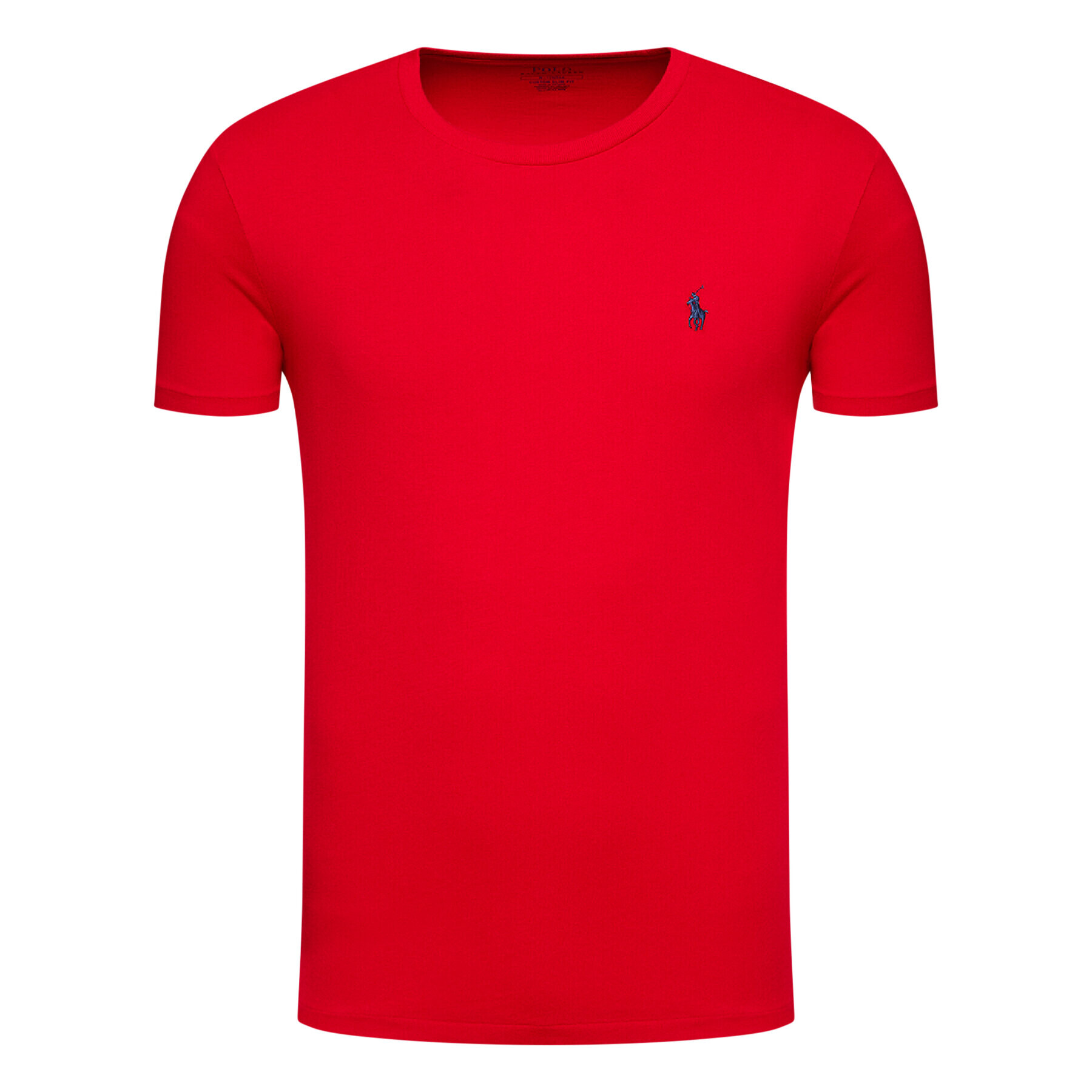 Polo Ralph Lauren Тишърт Ssl 710680785008 Червен Custom Slim Fit - Pepit.bg