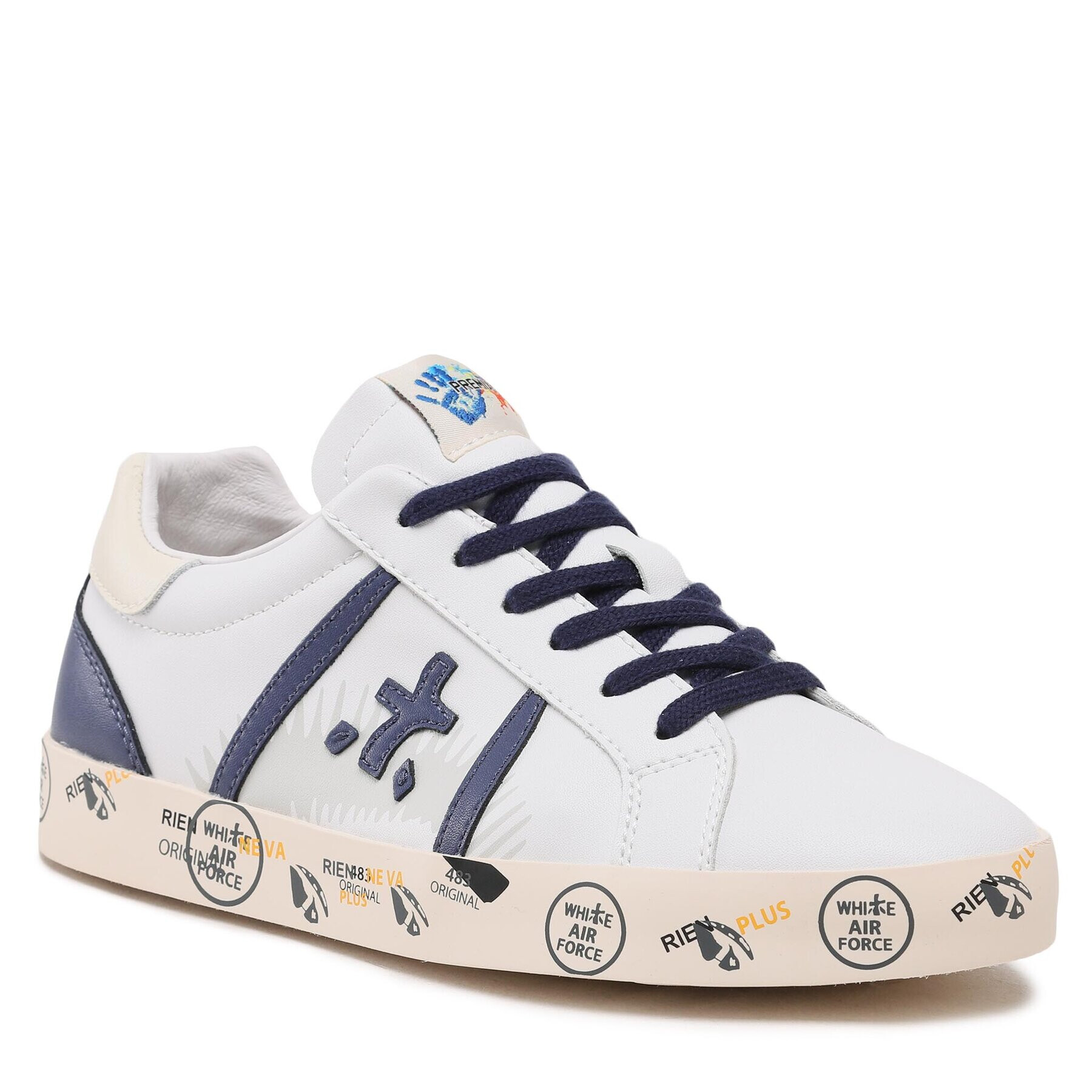 Premiata Сникърси Andy 18179360 S Бял - Pepit.bg