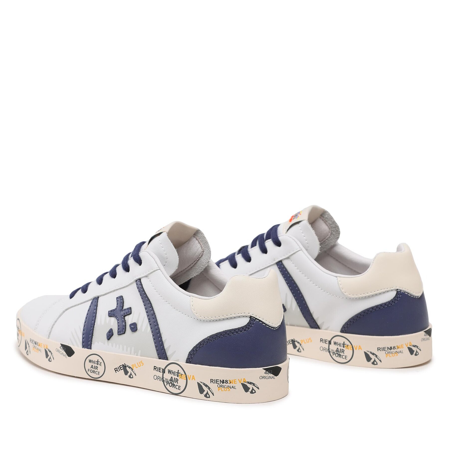 Premiata Сникърси Andy 18179360 S Бял - Pepit.bg