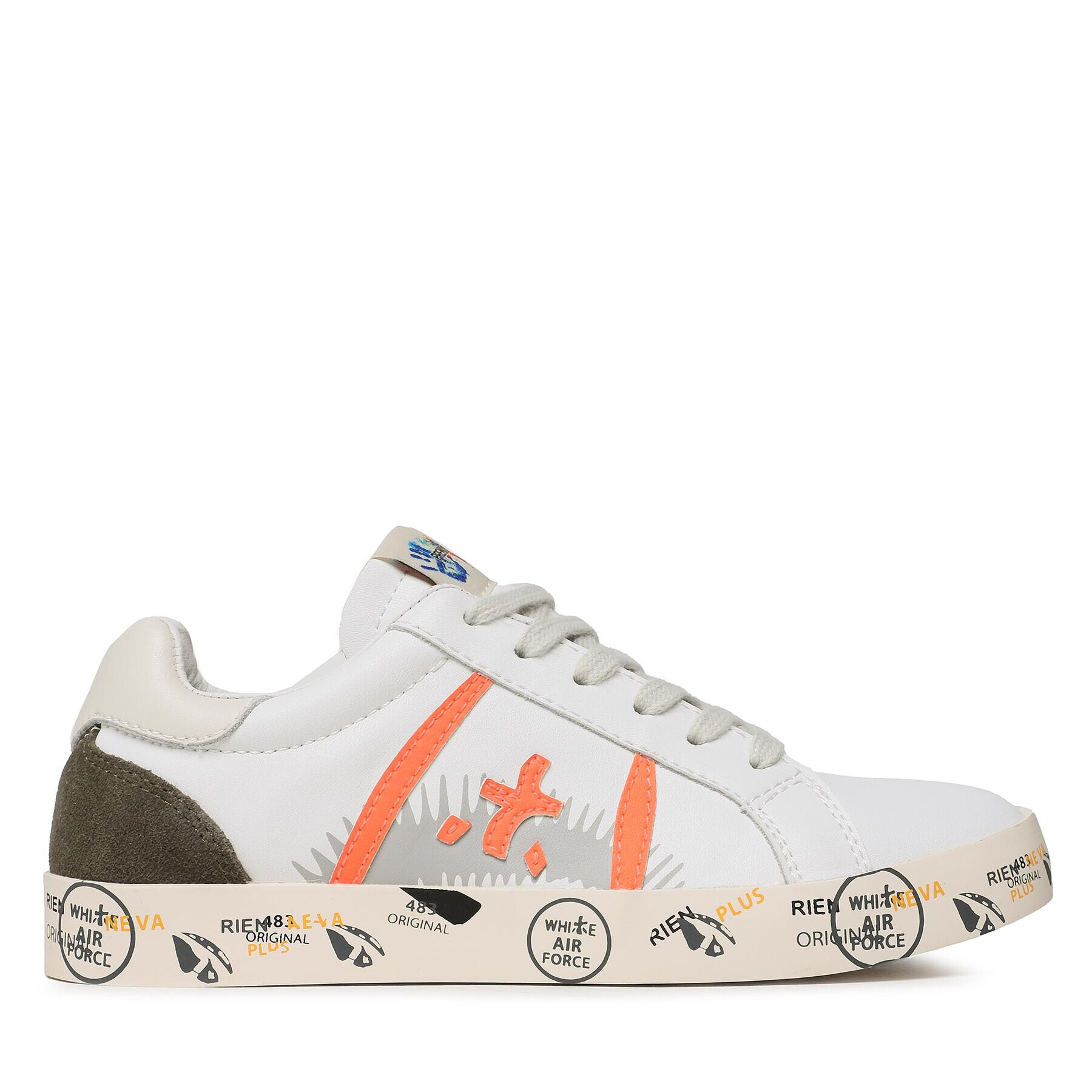 Premiata Сникърси Andy 185179334 M Бял - Pepit.bg