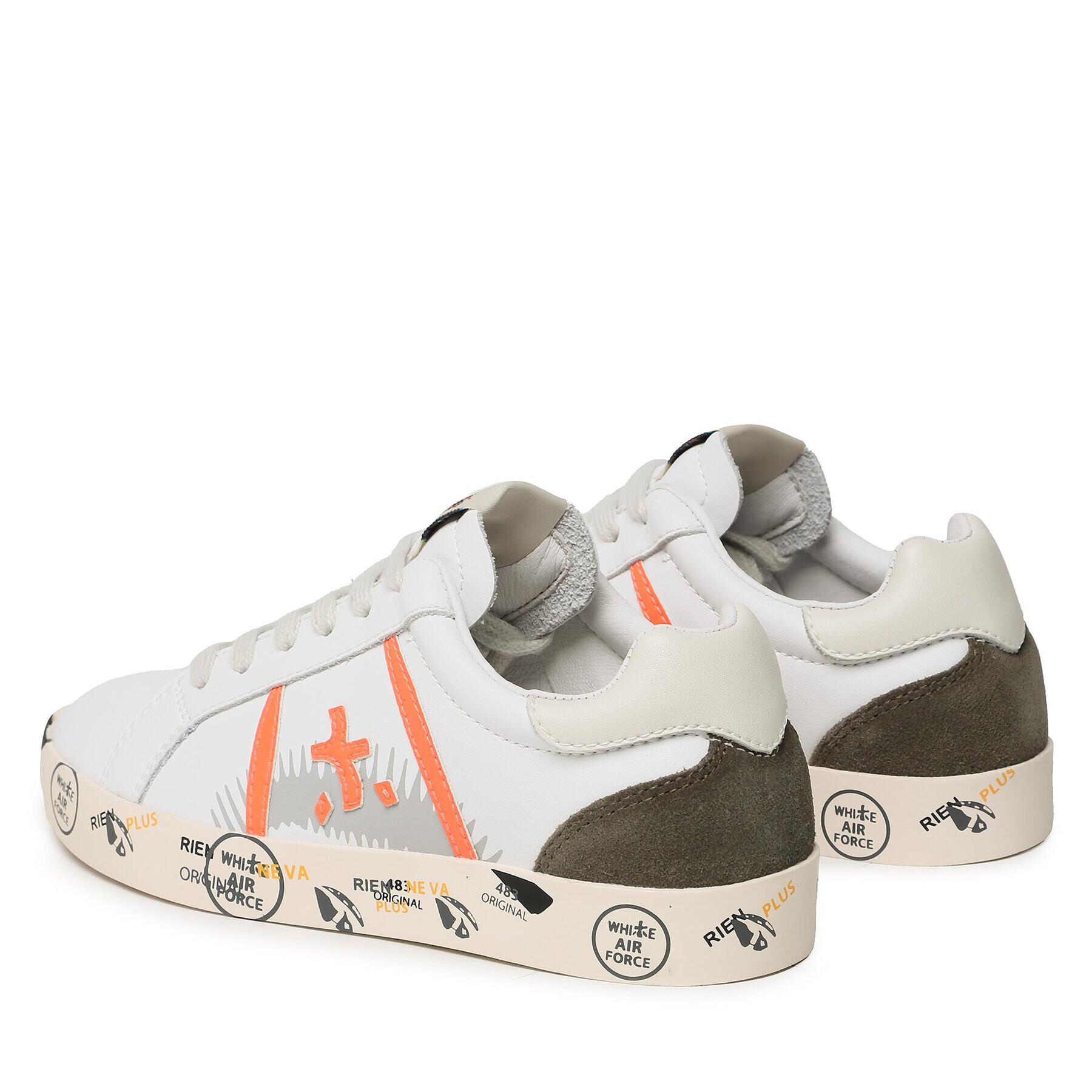 Premiata Сникърси Andy 185179334 M Бял - Pepit.bg
