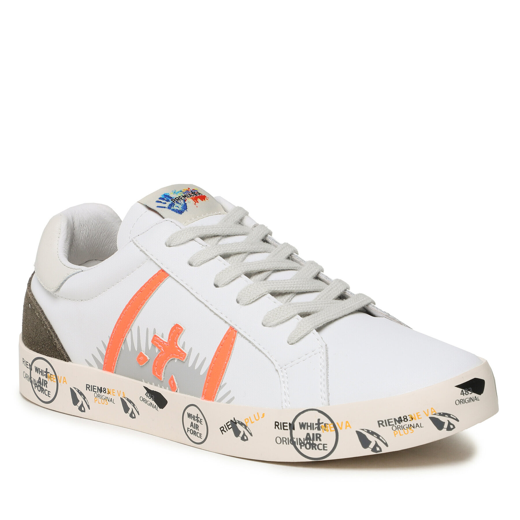 Premiata Сникърси Andy 185179334 S Бял - Pepit.bg