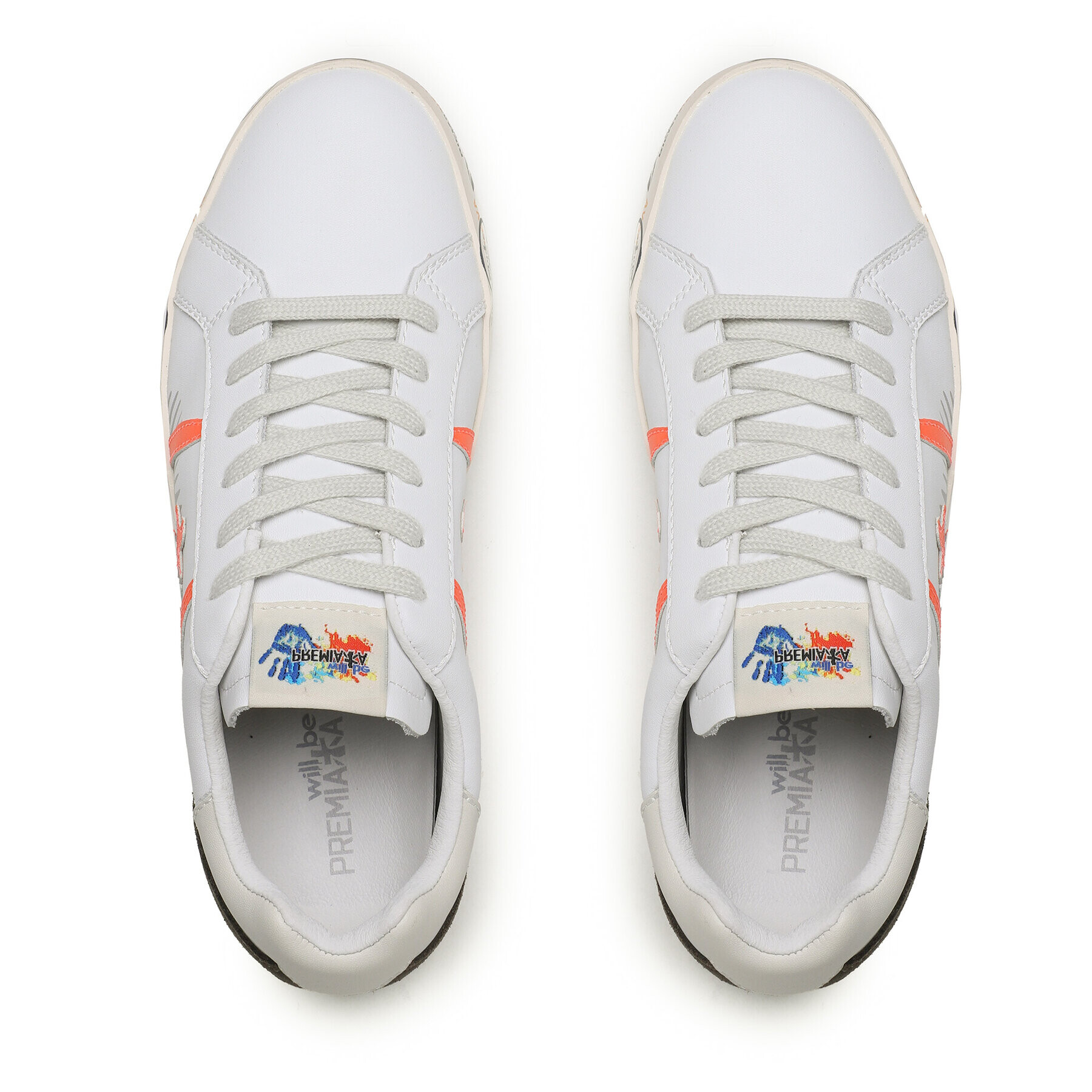 Premiata Сникърси Andy 185179334 S Бял - Pepit.bg