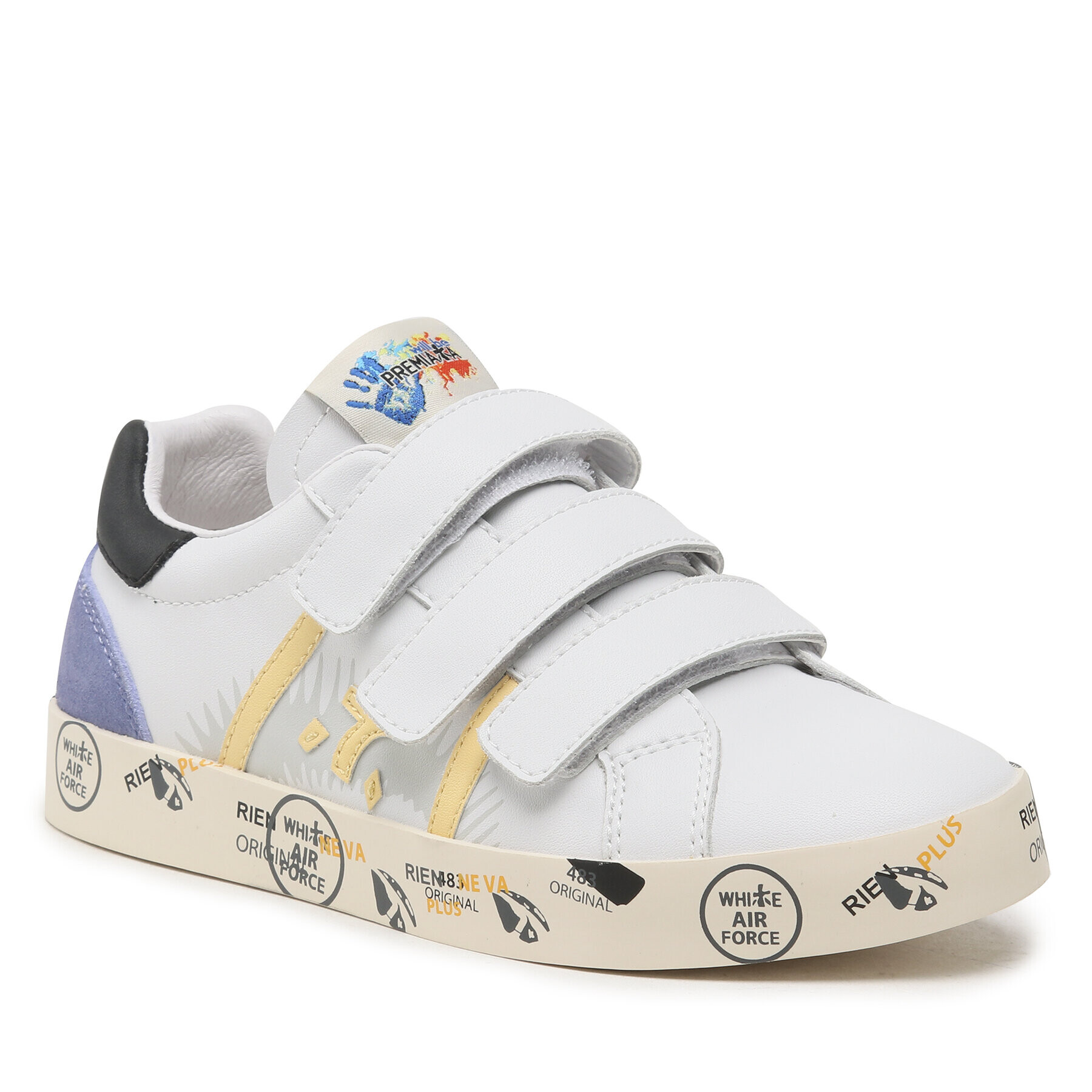 Premiata Сникърси Andy V 18209345 M Бял - Pepit.bg