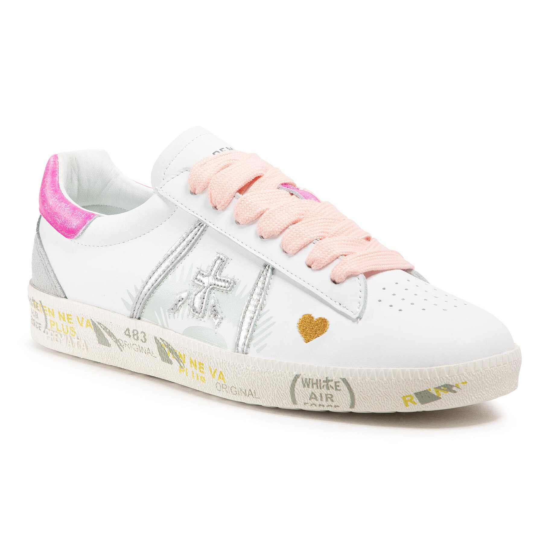 Premiata Сникърси Andyd 3903 Бял - Pepit.bg