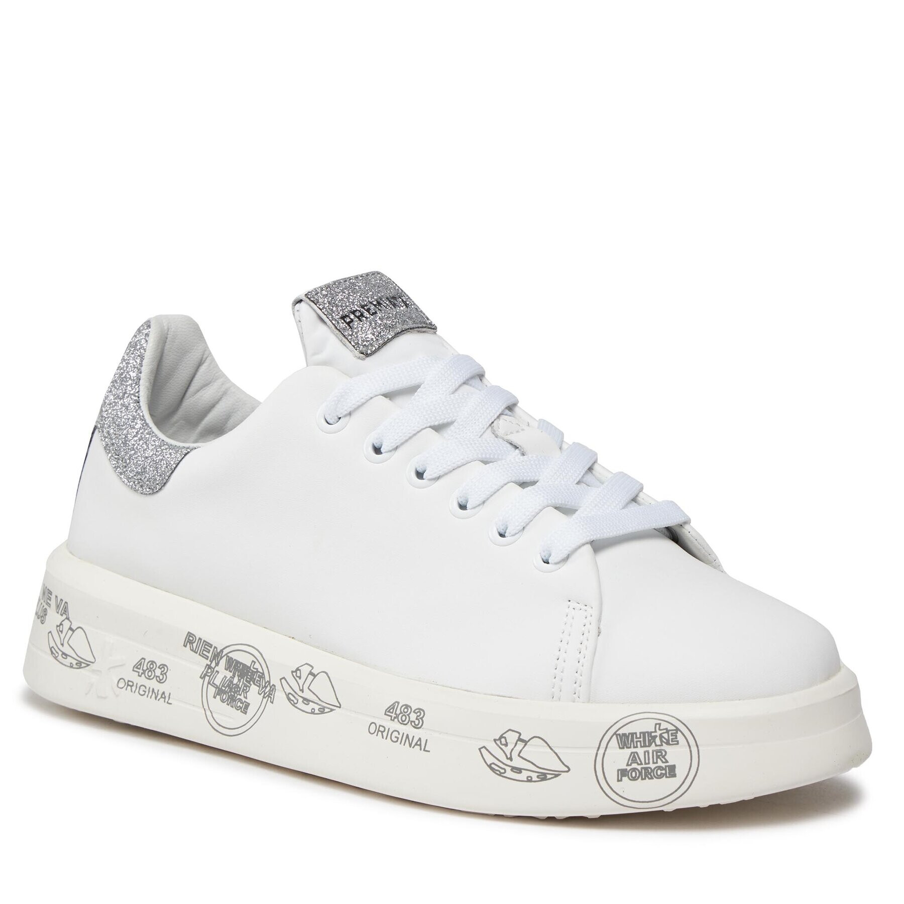 Premiata Сникърси Belle 4903 Бял - Pepit.bg