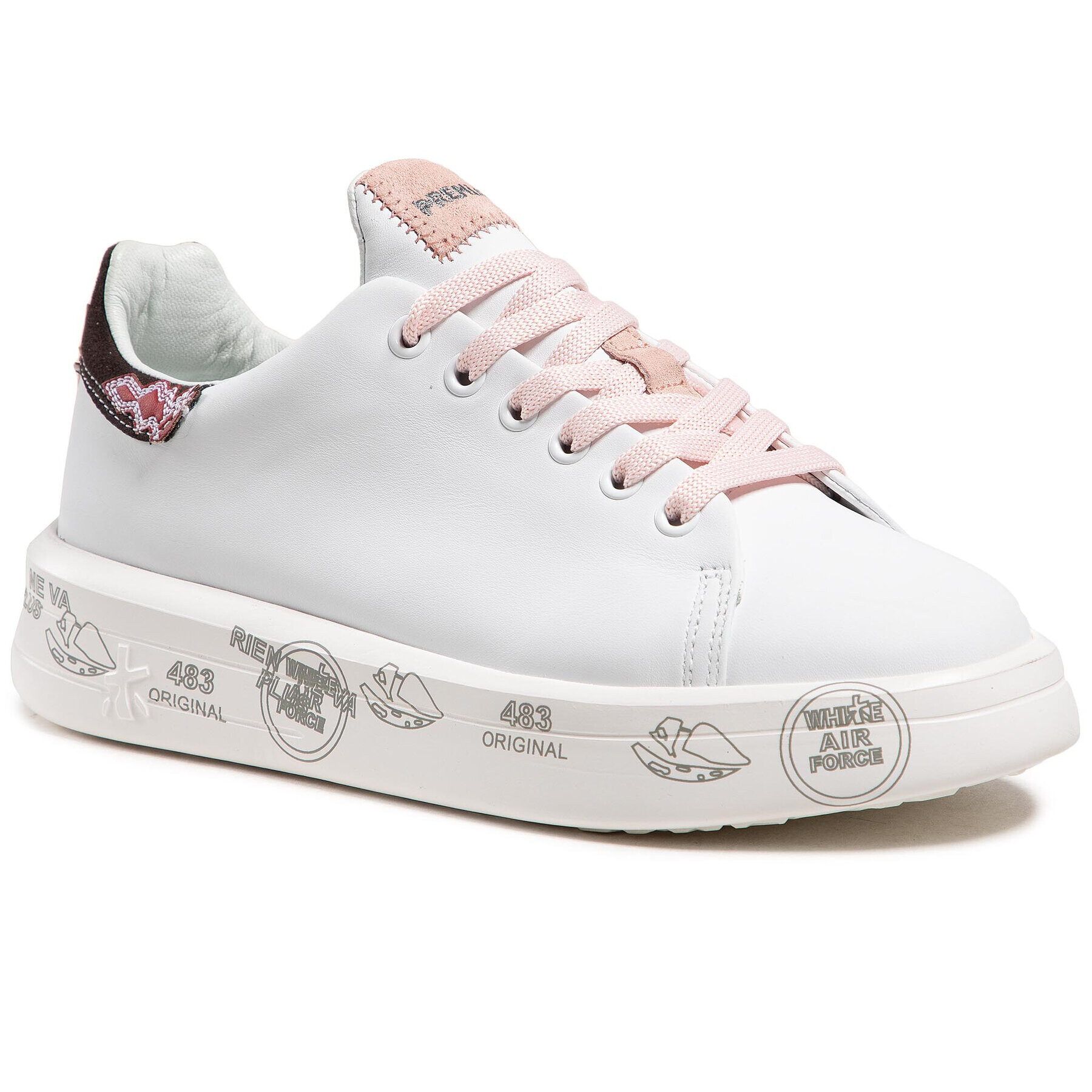 Premiata Сникърси Belle 5147 Бял - Pepit.bg