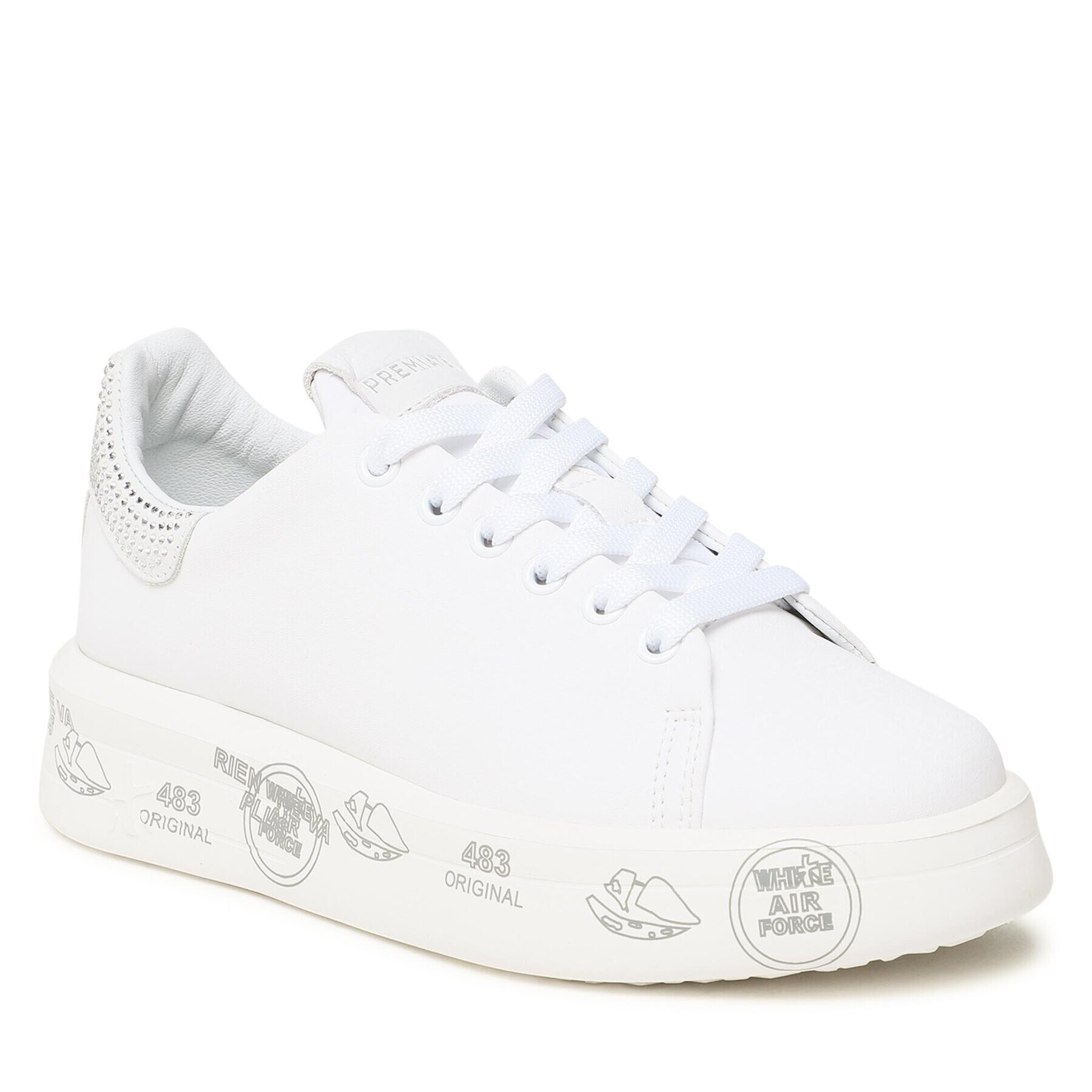 Premiata Сникърси Belle 5717 Бял - Pepit.bg